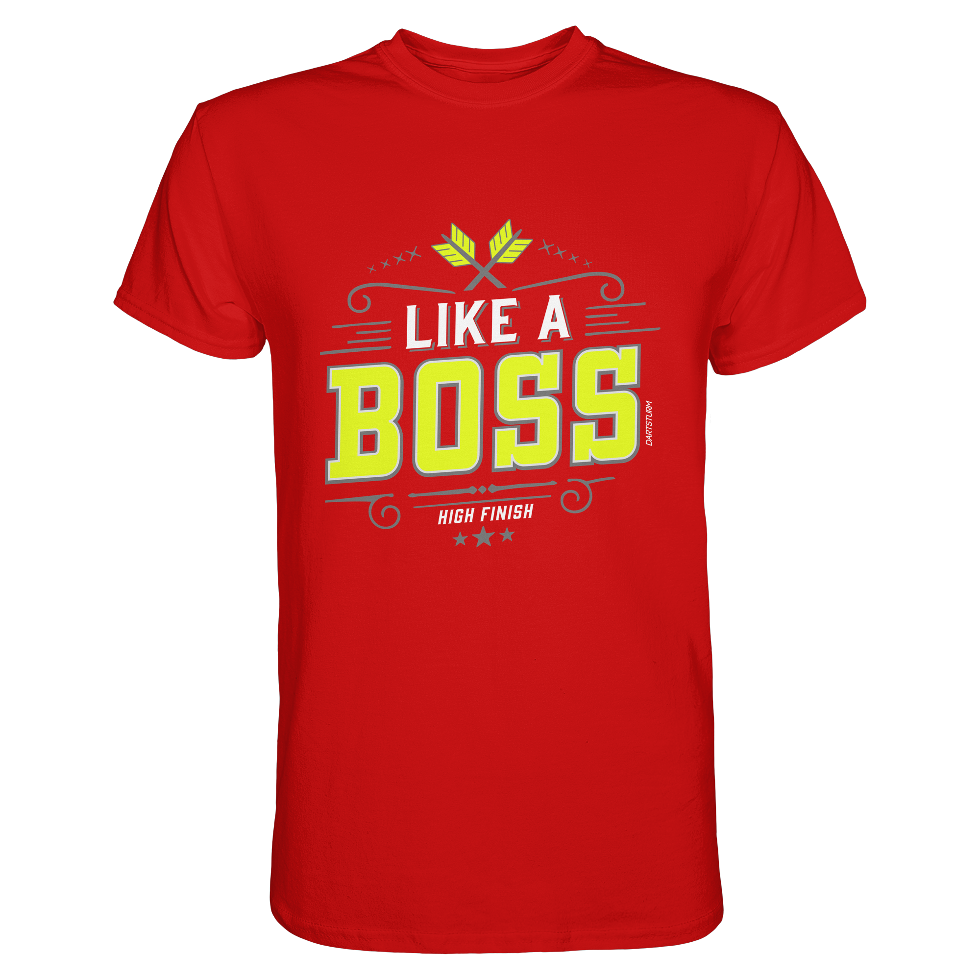 DartSturm - Like a Boss Yellow - Premium Shirt