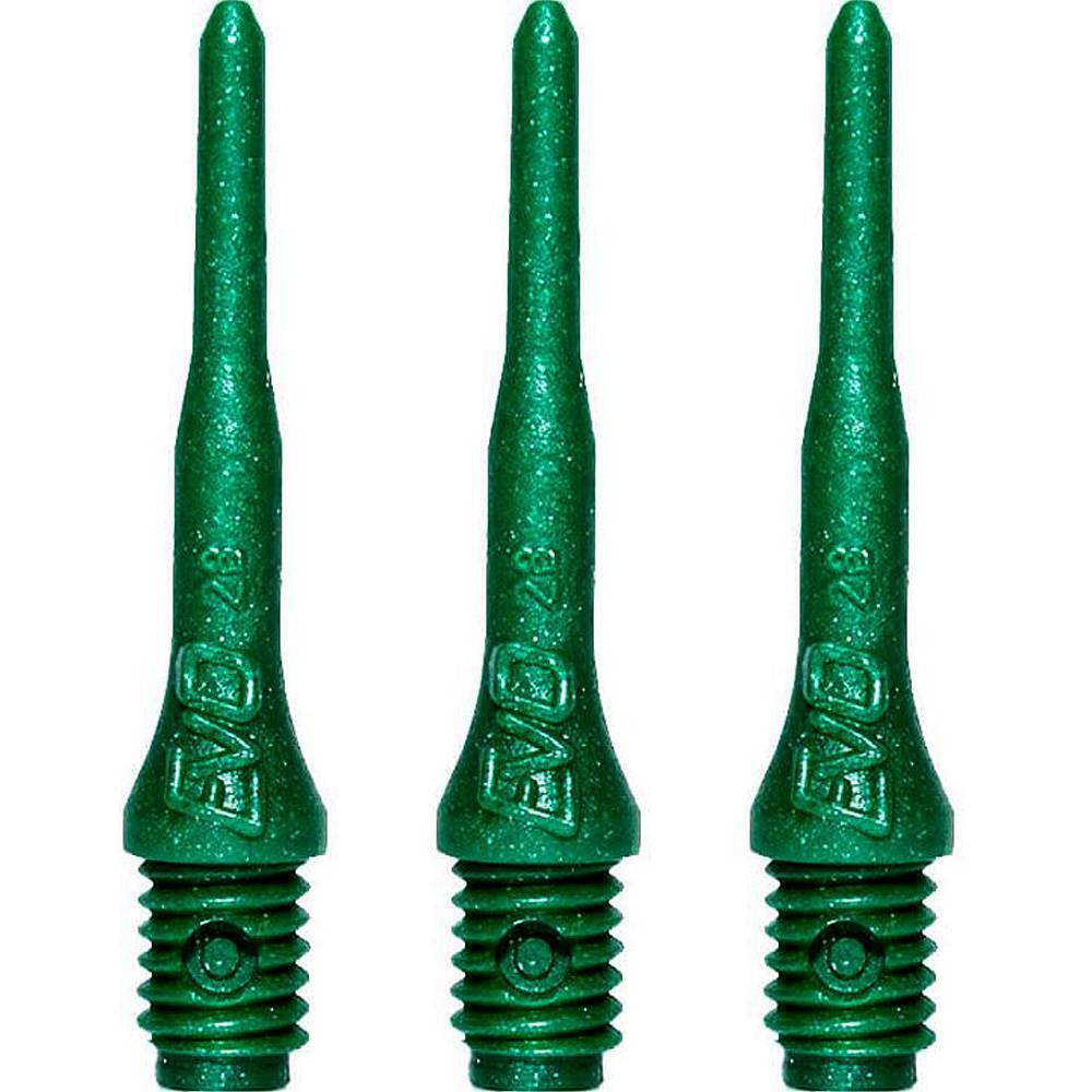 Evolution-Evo-Spitzen-22mm-Opalgrun Evolution - Softdartspitzen