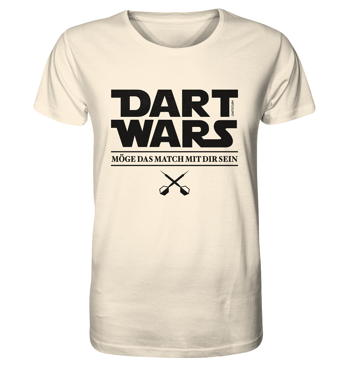 DartSturm - Dart Wars Schwarz - Organic Shirt