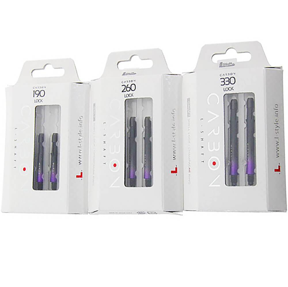 L-Style-Carbon-Lock-Straight-TwoTone-Lila-Verpackung L-Style - Carbon L-Shaft Lock Straight TwoTone - Lila