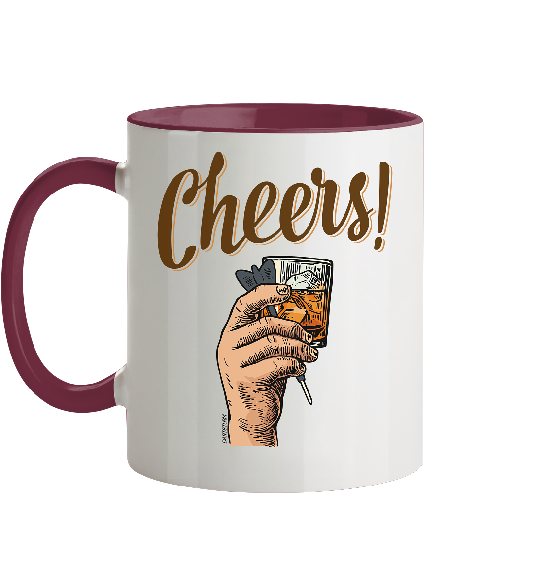 DartSturm - Cheers - Tasse zweifarbig DartSturm - Cheers - Tasse zweifarbig