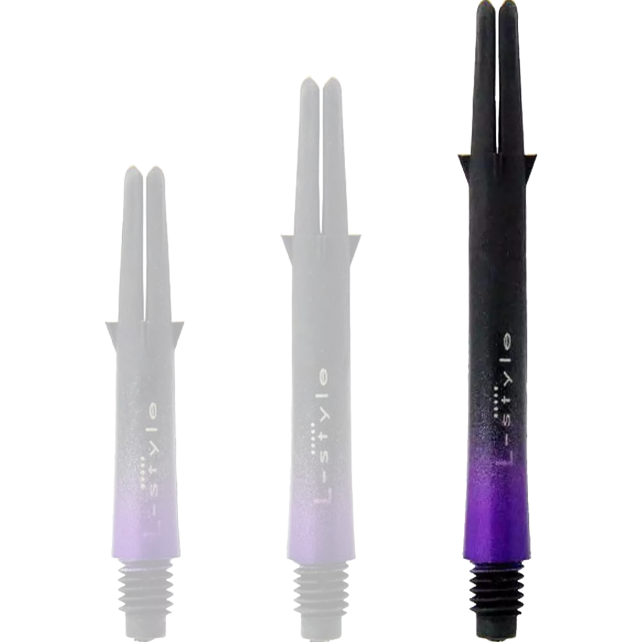 L-Style - Carbon L-Shaft Lock Straight TwoTone - Lila