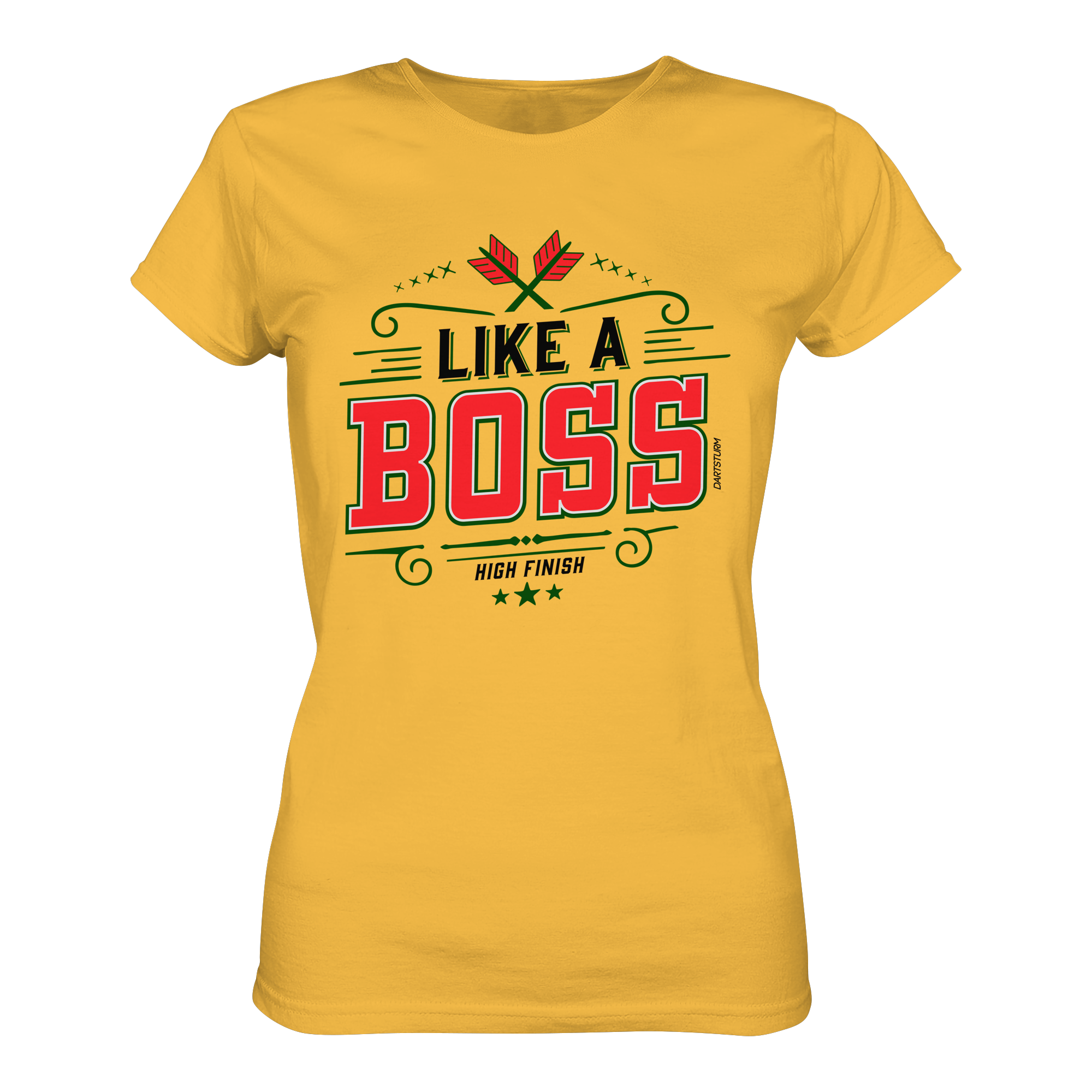 DartSturm - Like a Boss Red - Ladies Premium Shirt DartSturm - Like a Boss Red - Ladies Premium Shirt