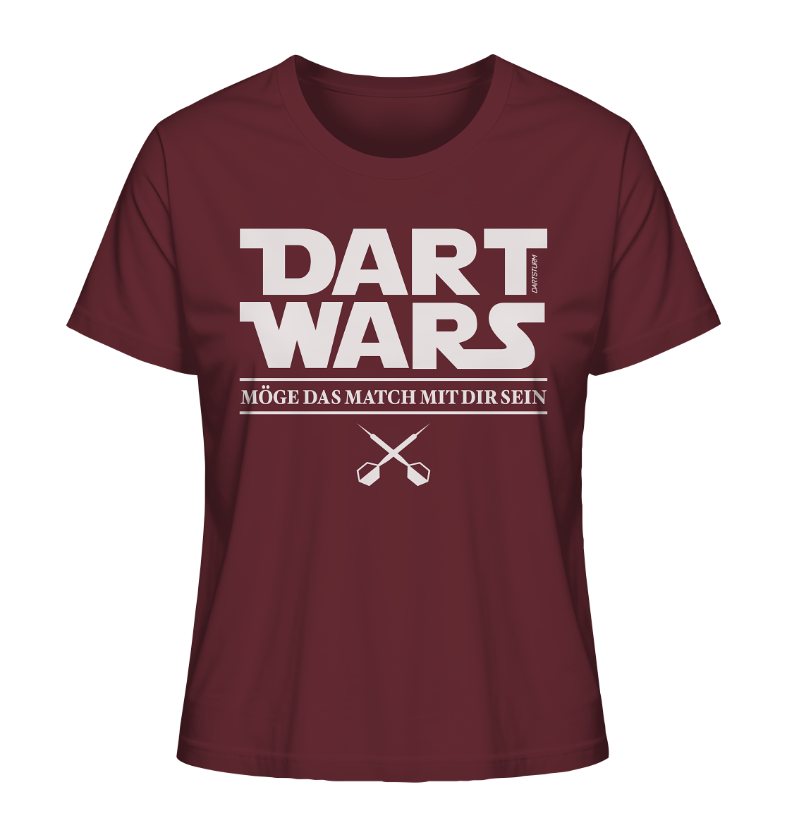 DartSturm - Dart Wars Weiß - Ladies Organic Shirt DartSturm - Dart Wars Weiß - Ladies Organic Shirt