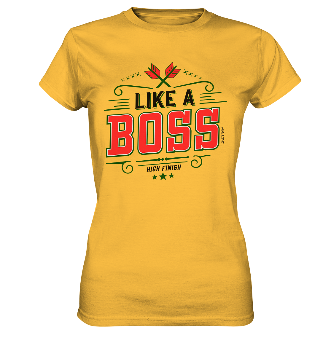 DartSturm - Like a Boss Red - Ladies Premium Shirt DartSturm - Like a Boss Red - Ladies Premium Shirt