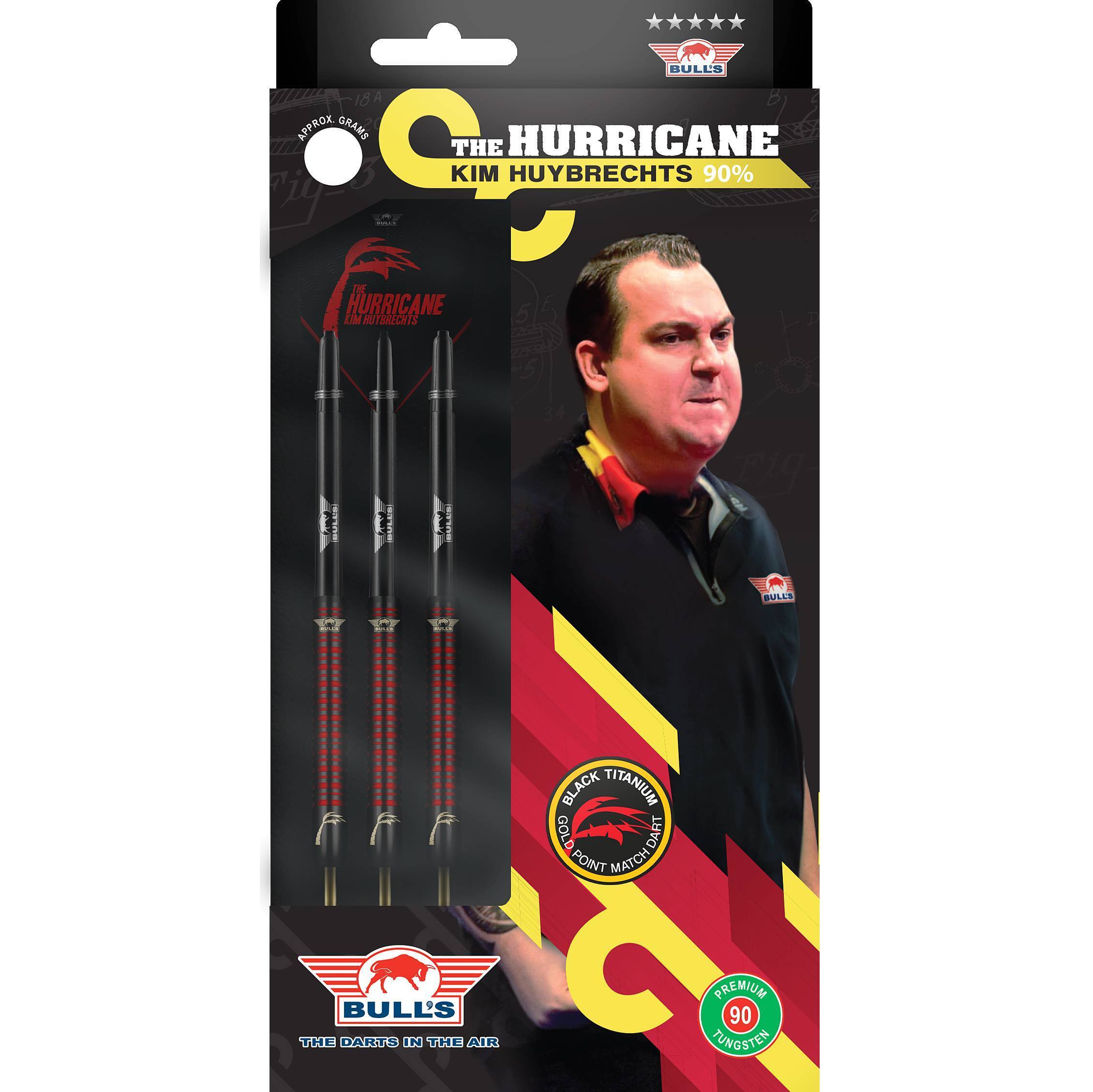 Bull-s-NL-Kim-Huybrechts-Black-Steeldart-Verpackung Bull's NL - Kim Huybrechts Black - Steeldart