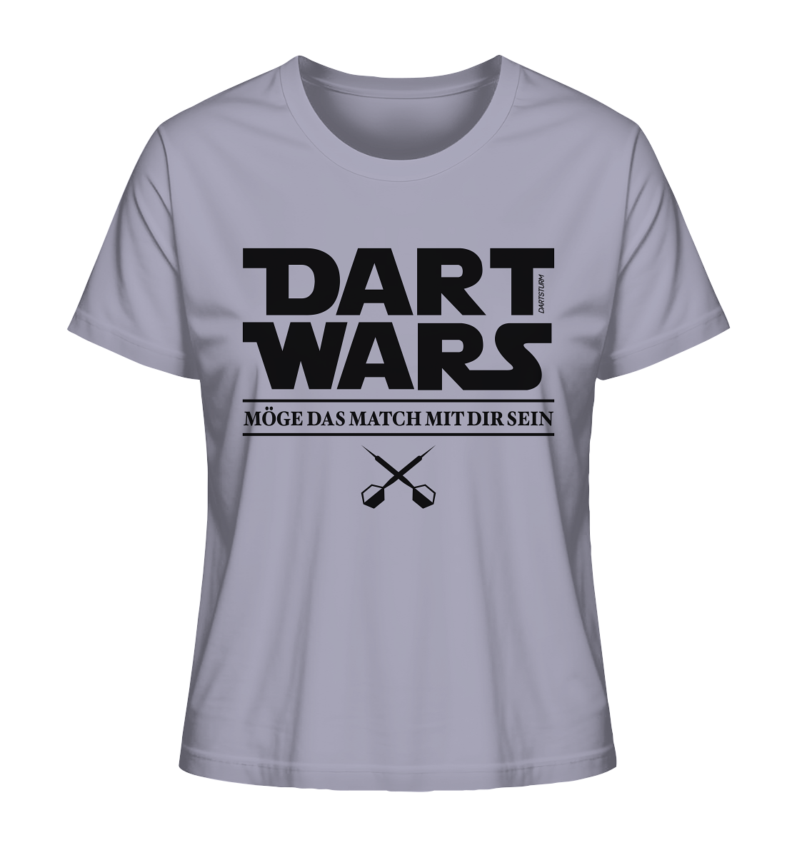 DartSturm - Dart Wars Schwarz - Ladies Organic Shirt DartSturm - Dart Wars Schwarz - Ladies Organic Shirt