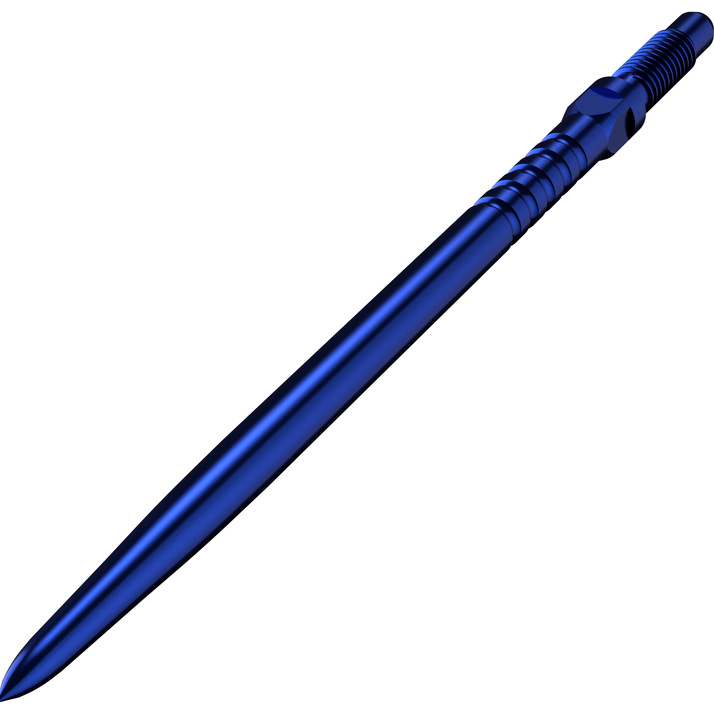 Bull's - Convertible Point Ringed Grip - Blau