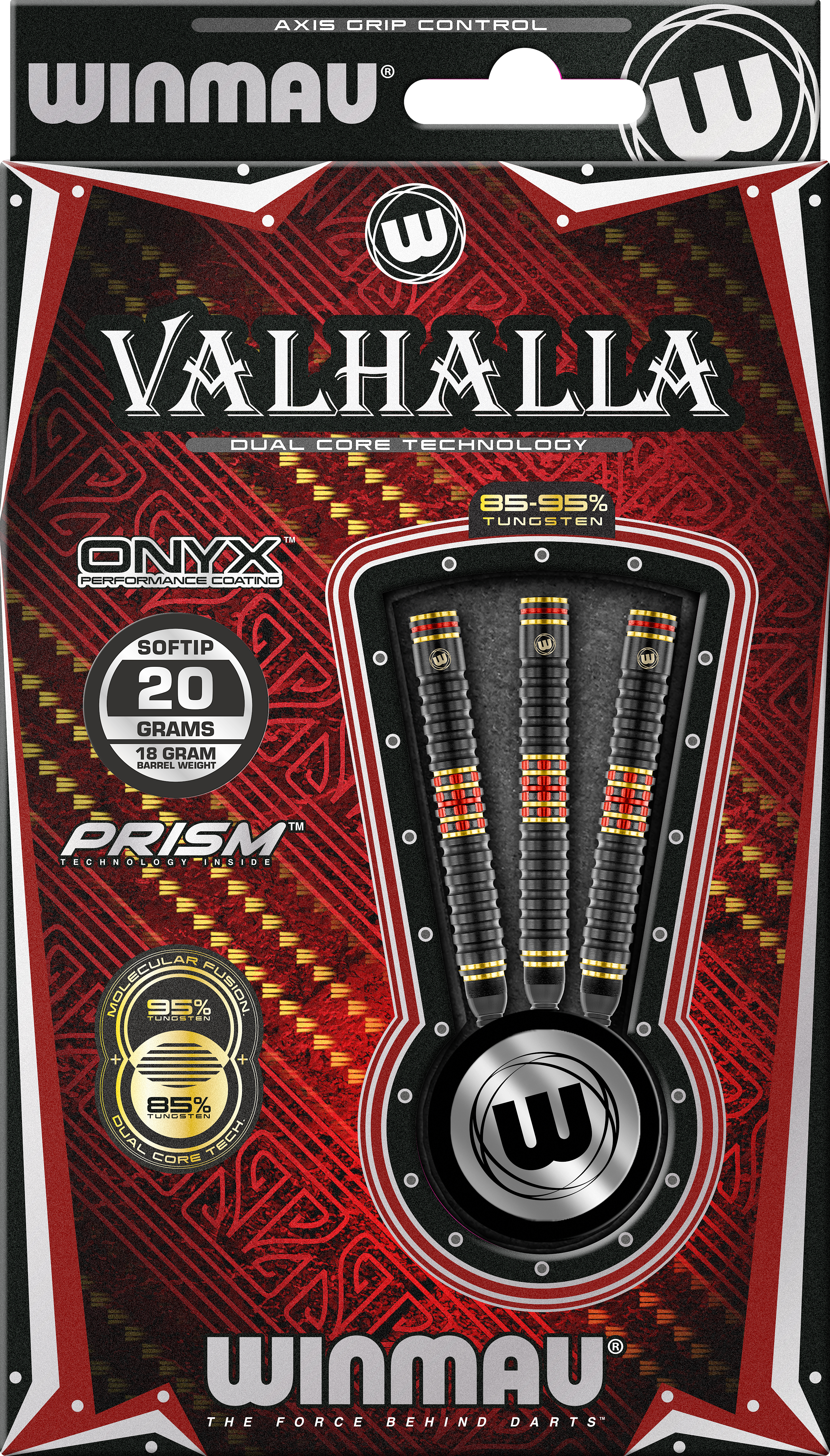 Winmau-Valhalla-Softdart-Verpackung Winmau - Valhalla - Softdart