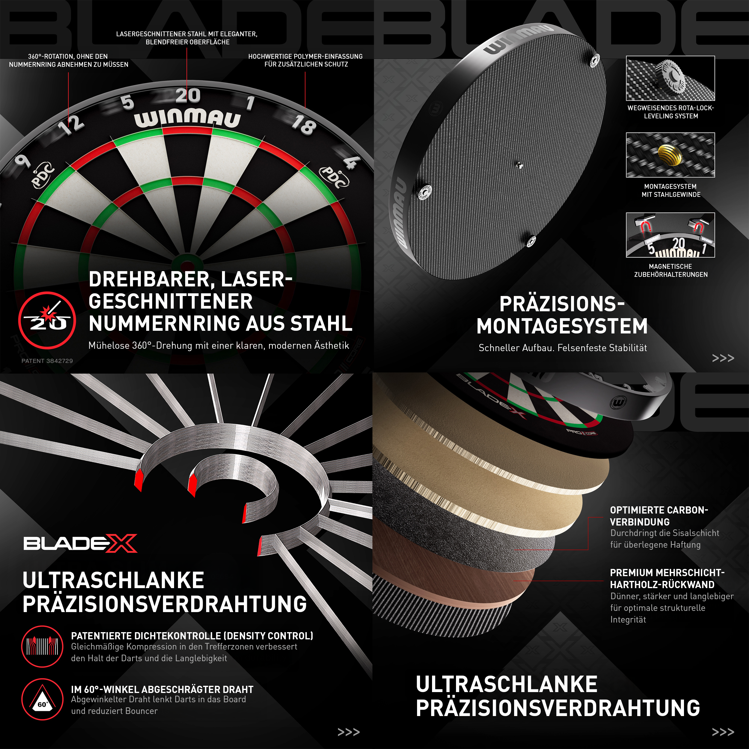 Winmau - Blade X Dartboard Winmau - Blade X Dartboard
