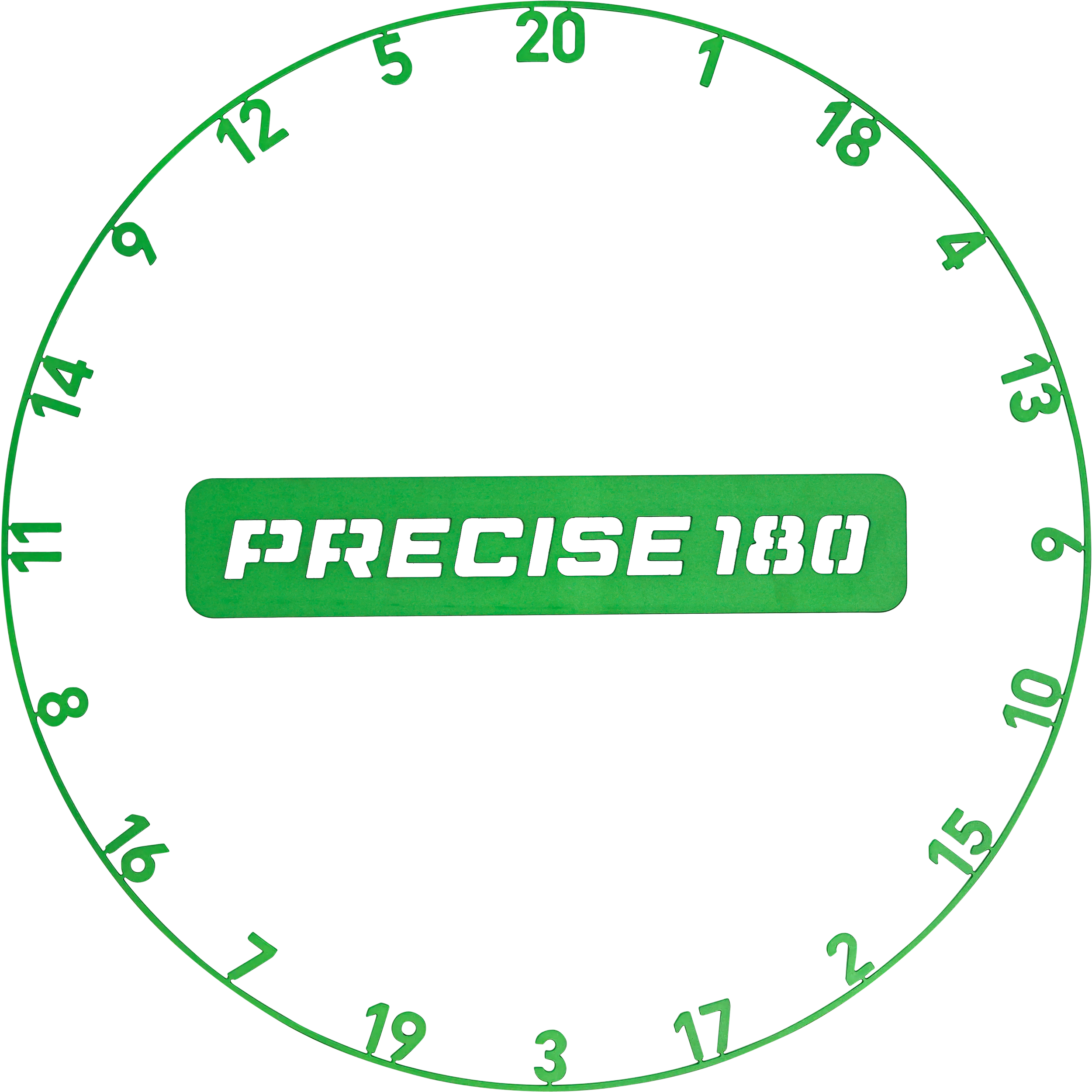Precise180 - One Piece Lasercut Zahlenring