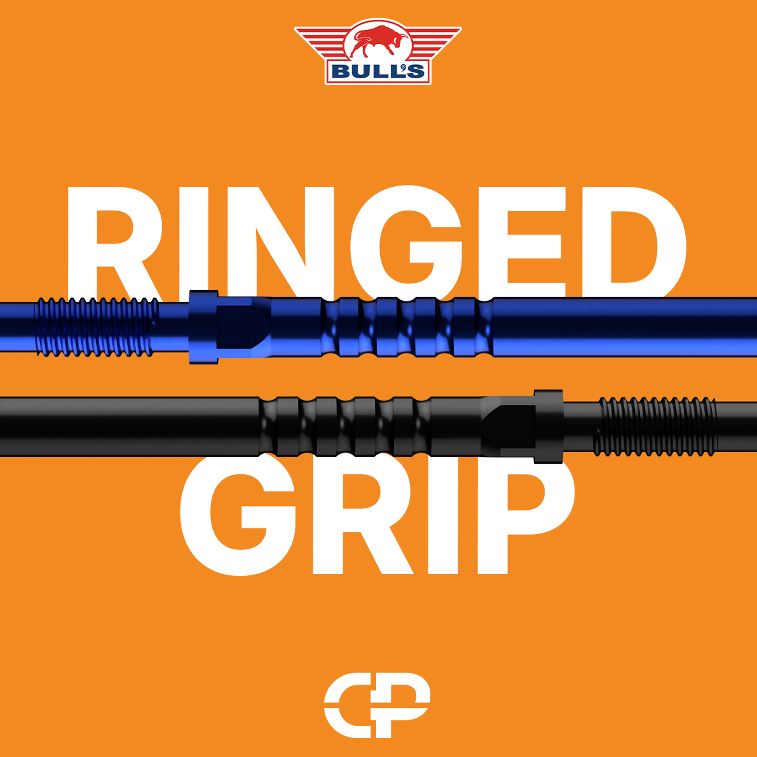 Bull's - Convertible Point Ringed Grip - Schwarz Bull's - Convertible Point Ringed Grip - Schwarz