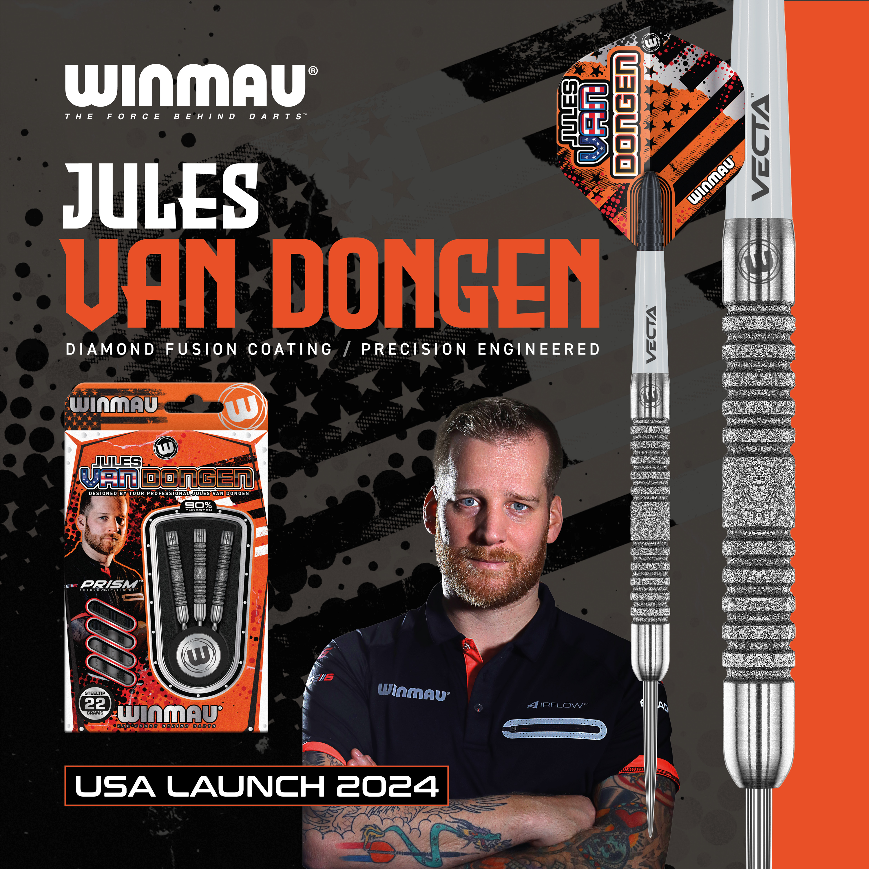 Winmau - Jules van Dongen - Steeldart