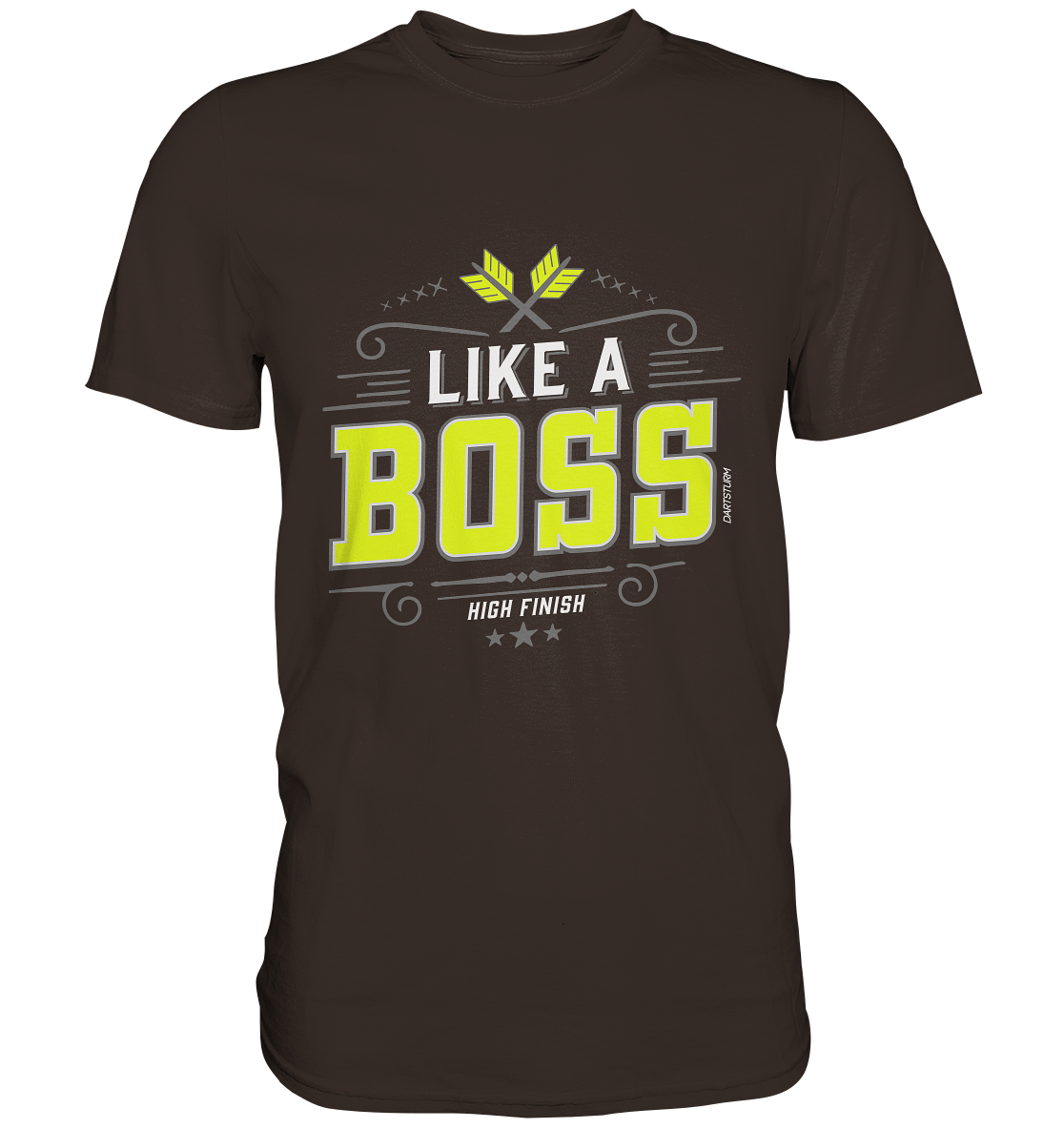 DartSturm - Like a Boss Yellow - Premium Shirt DartSturm - Like a Boss Yellow - Premium Shirt