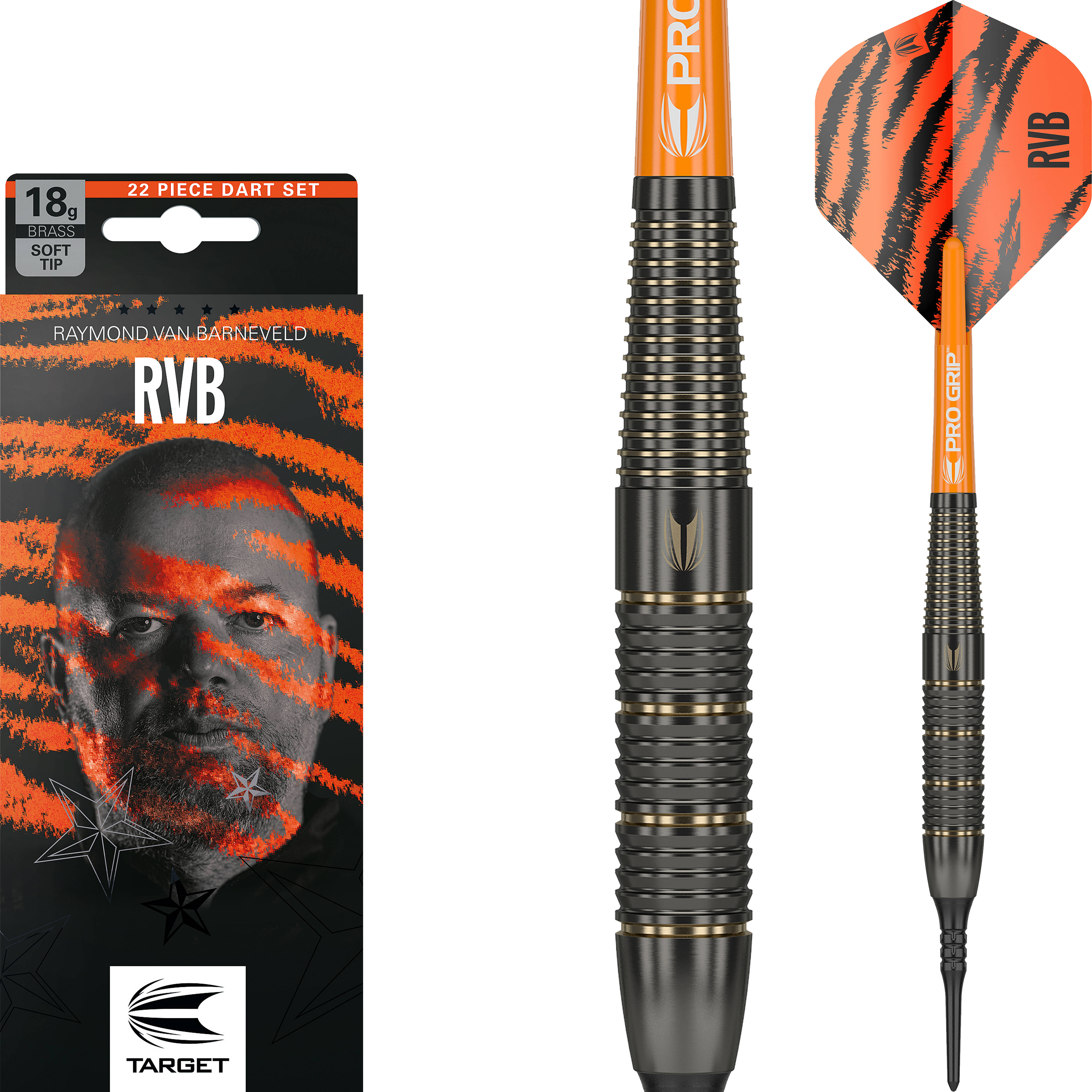Target-Raymond-van-Barneveld-Brass-Softdart-Collage Target - Raymond van Barneveld Brass - Softdart