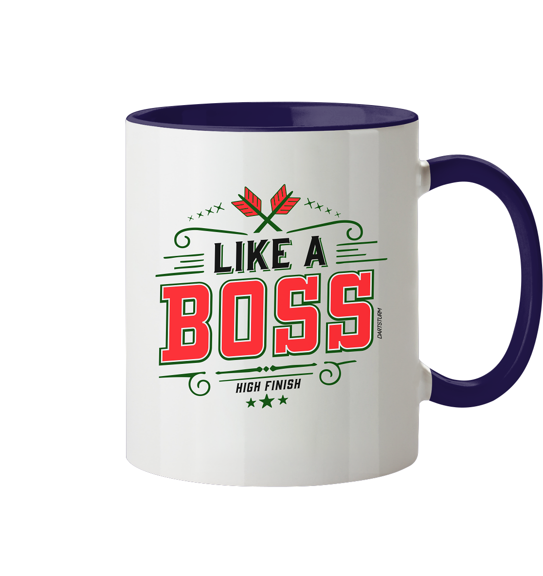 DartSturm - Like a Boss Red - Tasse zweifarbig