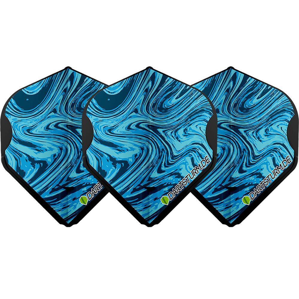 L-Style-Champagne-Flight-EZ-Mad-Marble-Standard-Blau-Set L-Style - Champagne Flight EZ - Mad Marble - Standard