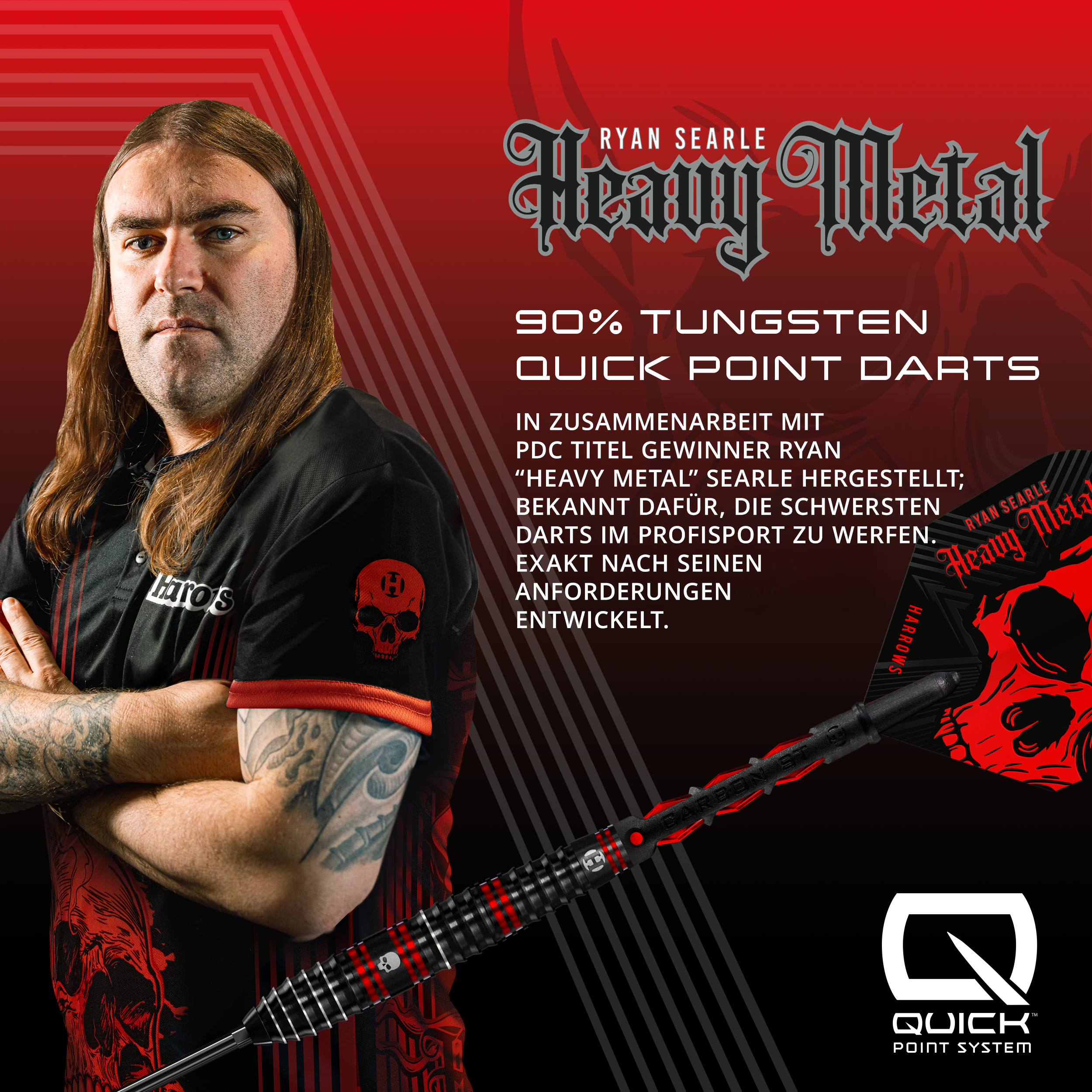 Harrows - Quick Point - Ryan Searle - Steeldart Harrows - Quick Point - Ryan Searle - Steeldart
