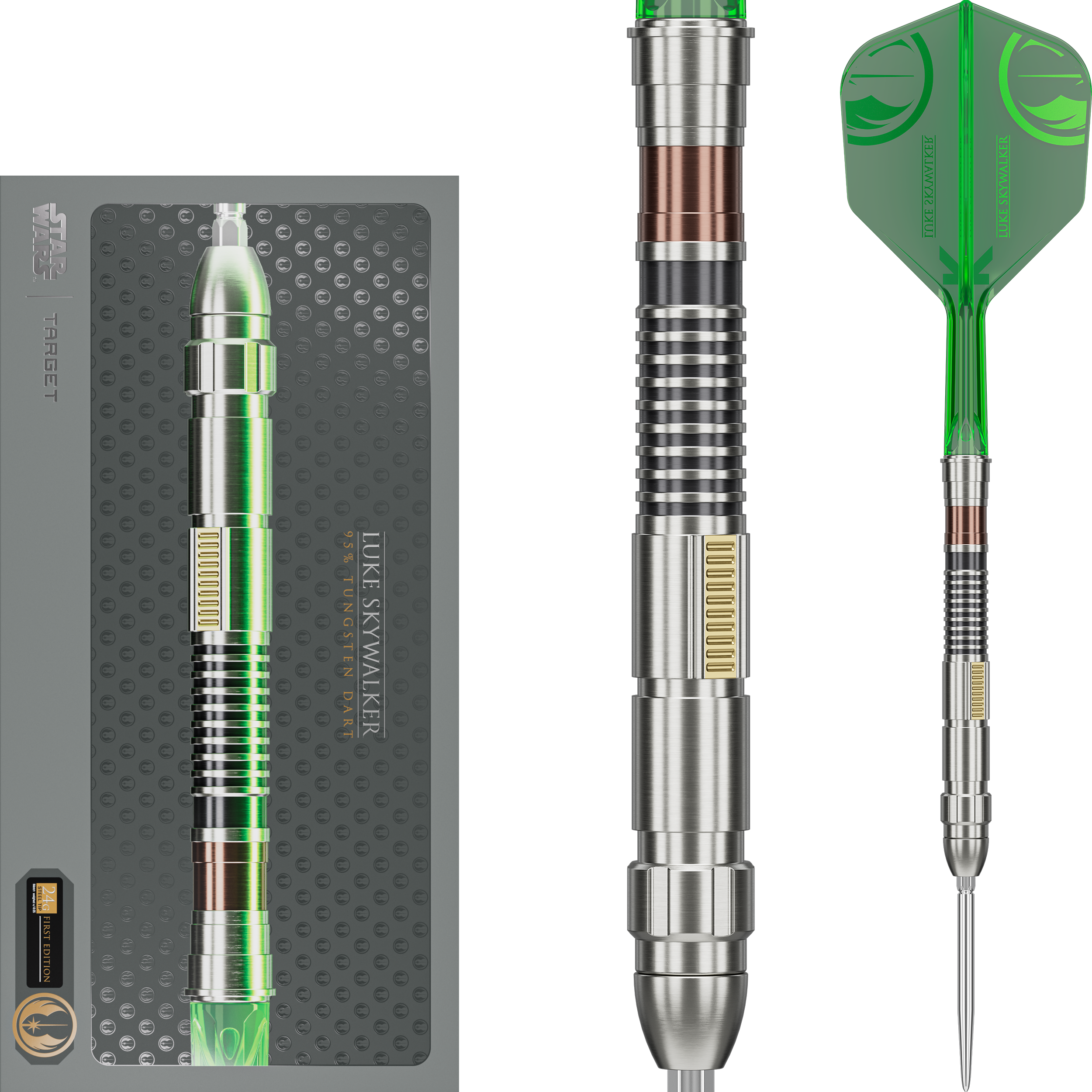 Target - Swiss Point - Luke Skywalker Light Saber Edition - Steeldart Target - Swiss Point - Luke Skywalker Light Saber Edition - Steeldart