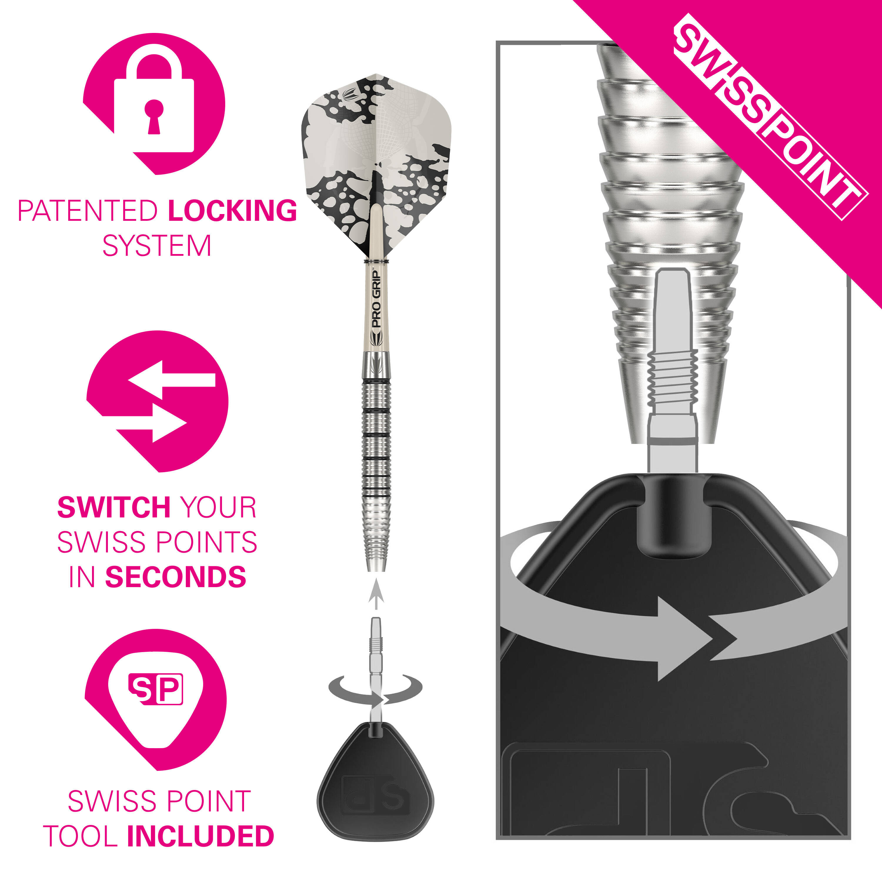 Target - Swiss Point - Exo 02 - Steeldart