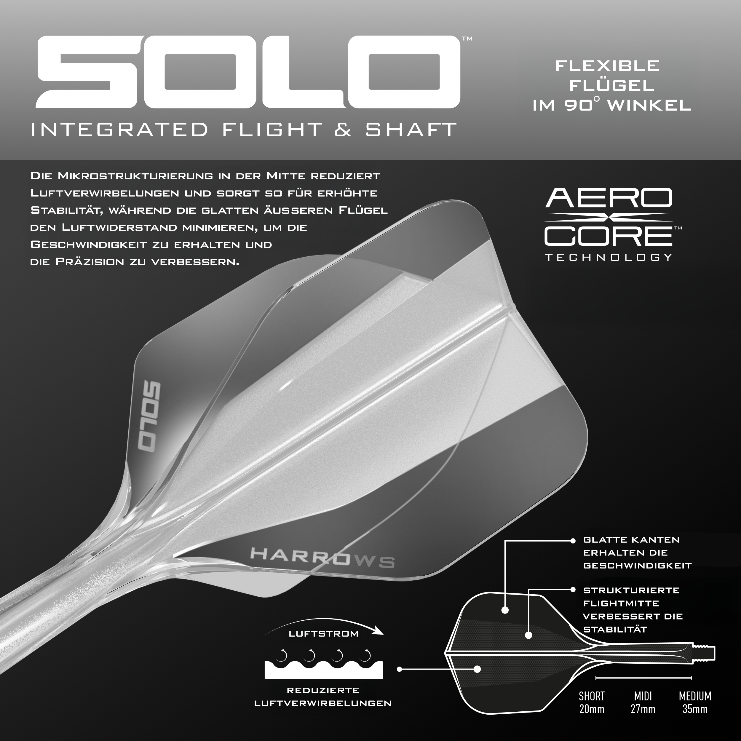 Harrows - Solo Flightsystem Transparent - No6