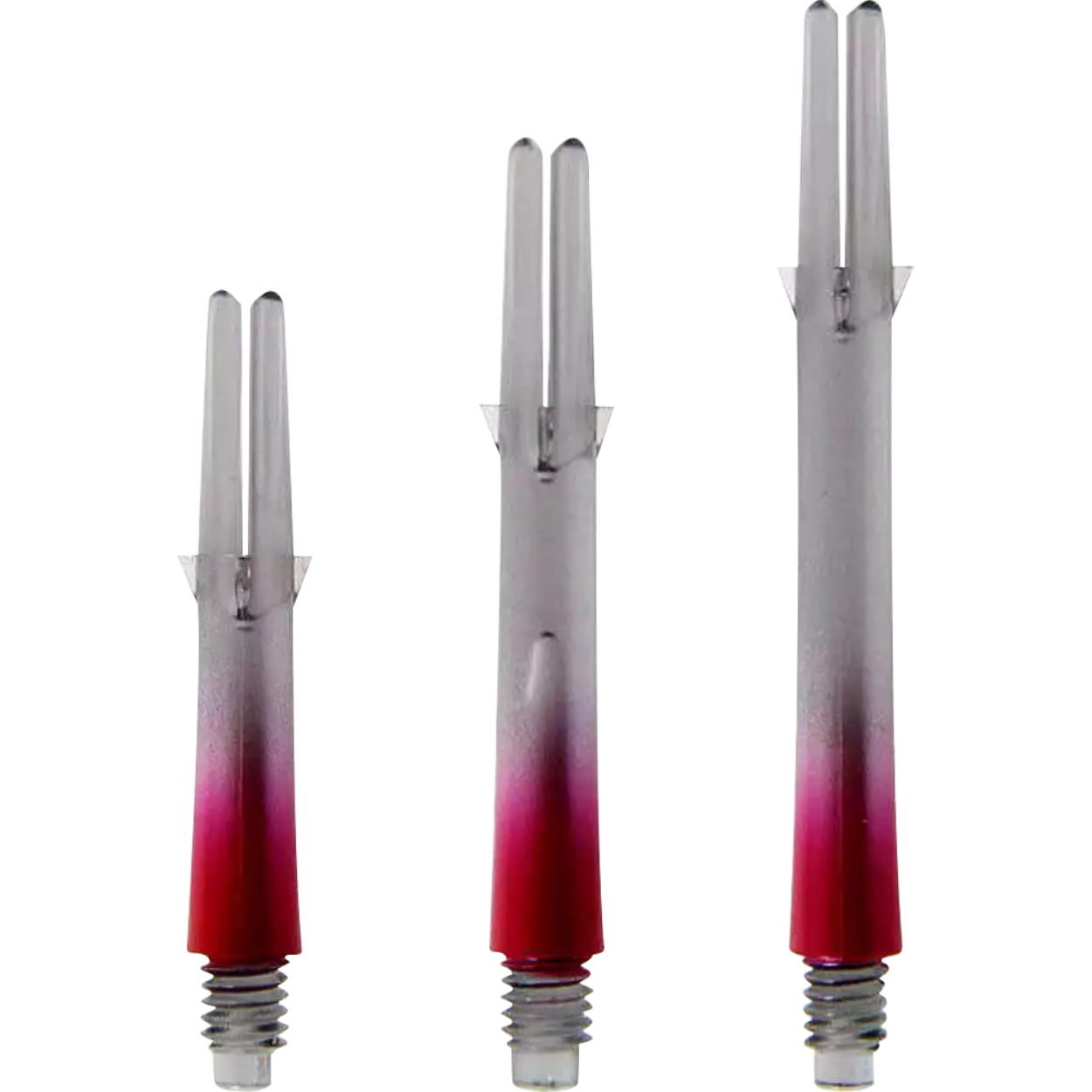 L-Style - L-Shaft Lock Straight TwoTone - Schwarz Klar Rot L-Style - L-Shaft Lock Straight TwoTone - Schwarz Klar Rot