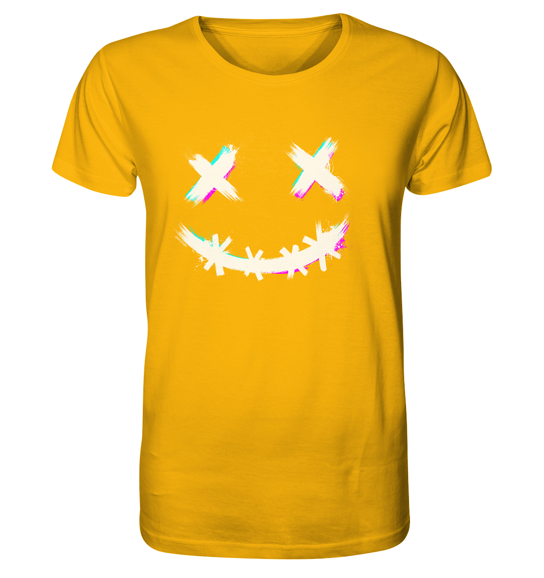 DartSturm - Scary Smile - Weiß - Organic Shirt