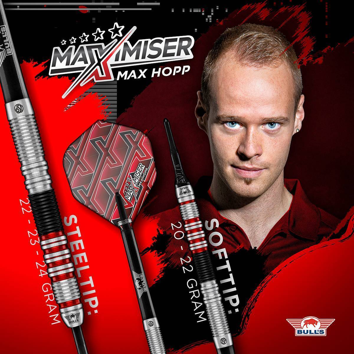 Bull-NL-Max-Hopp-90-3-0-Steeldart-Banner Bull' NL - Max Hopp 90% 3.0 - Steeldart