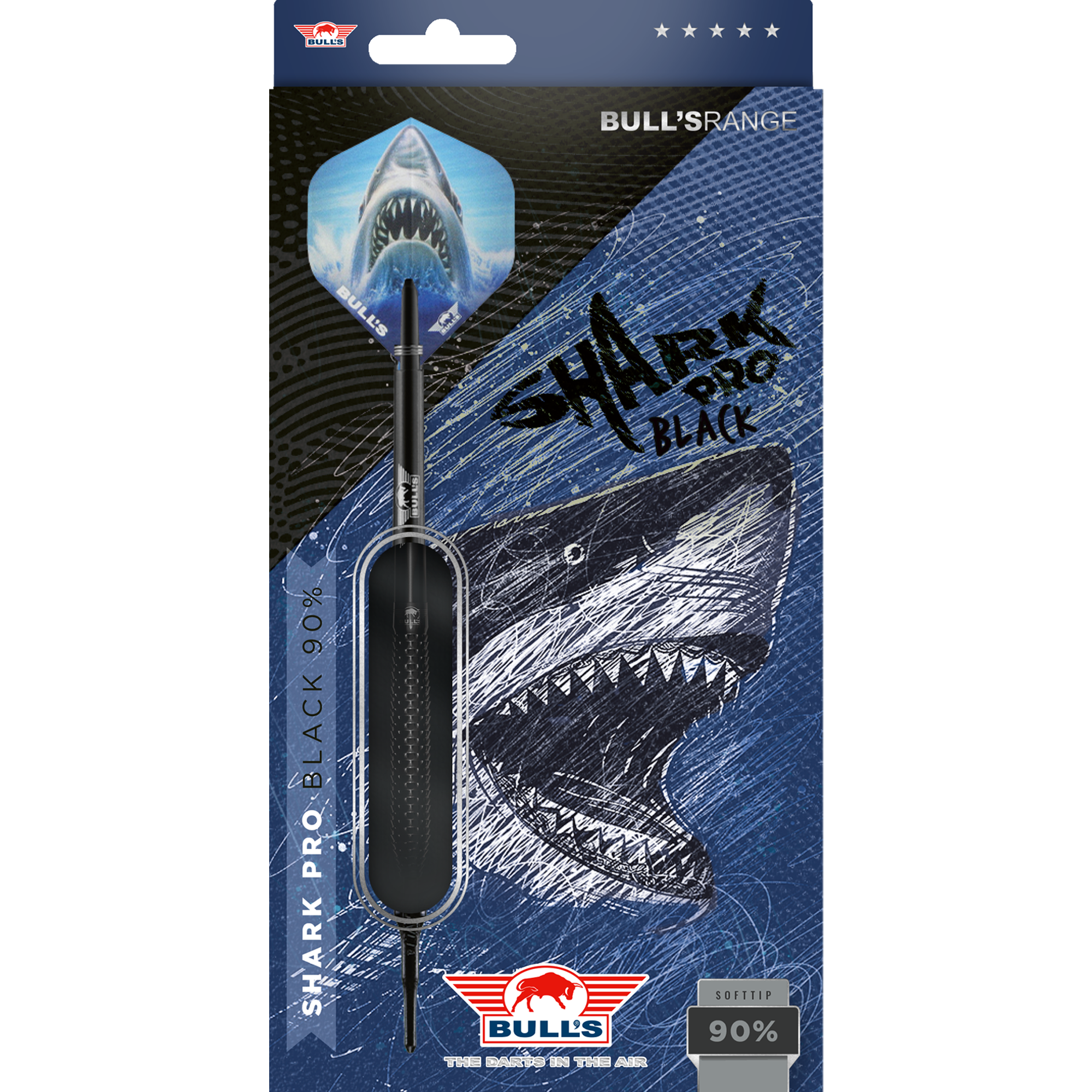 Bull's NL - Shark Pro Black - Softdart