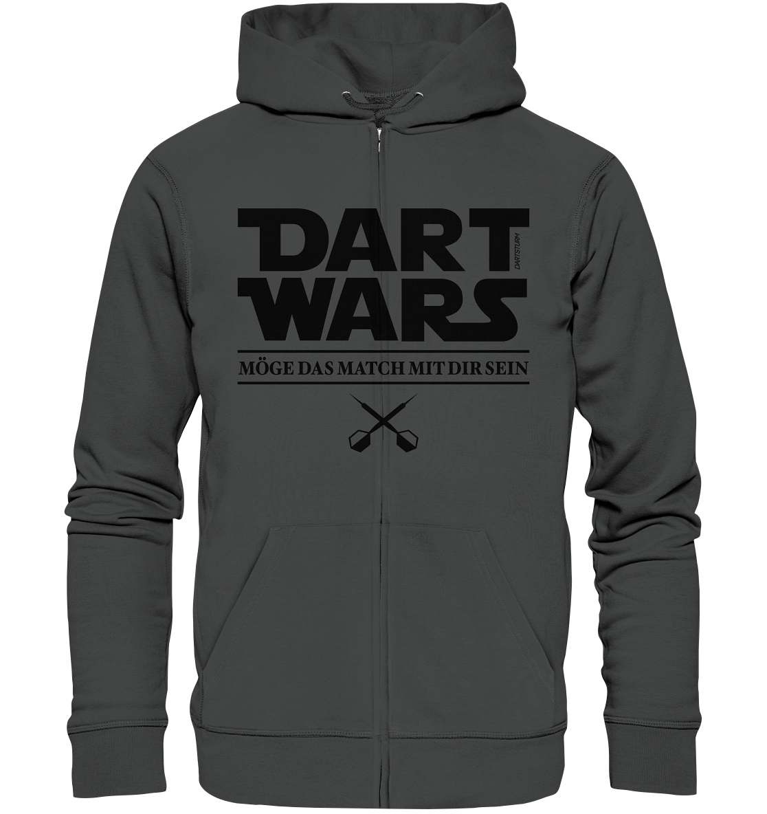 DartSturm - Dart Wars Schwarz - Organic Zipper DartSturm - Dart Wars Schwarz - Organic Zipper