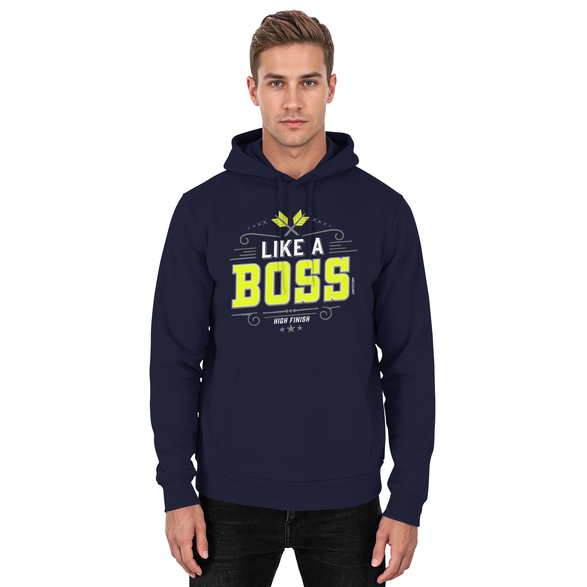 DartSturm - Like a Boss Yellow - Basic Unisex Hoodie DartSturm - Like a Boss Yellow - Basic Unisex Hoodie