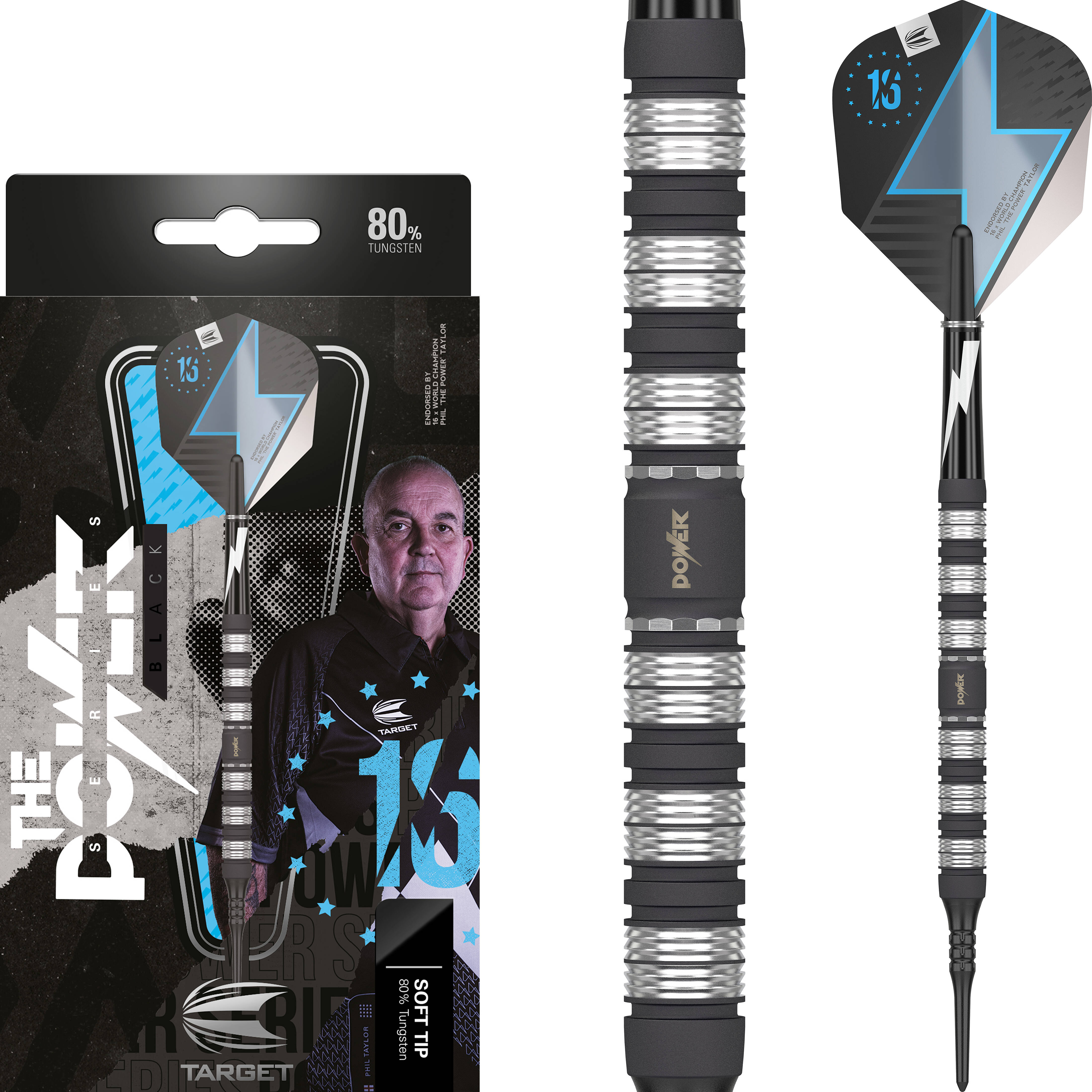 Target-The-Power-Series-Black-Softdart-Collage Target - The Power Series Black - Softdart