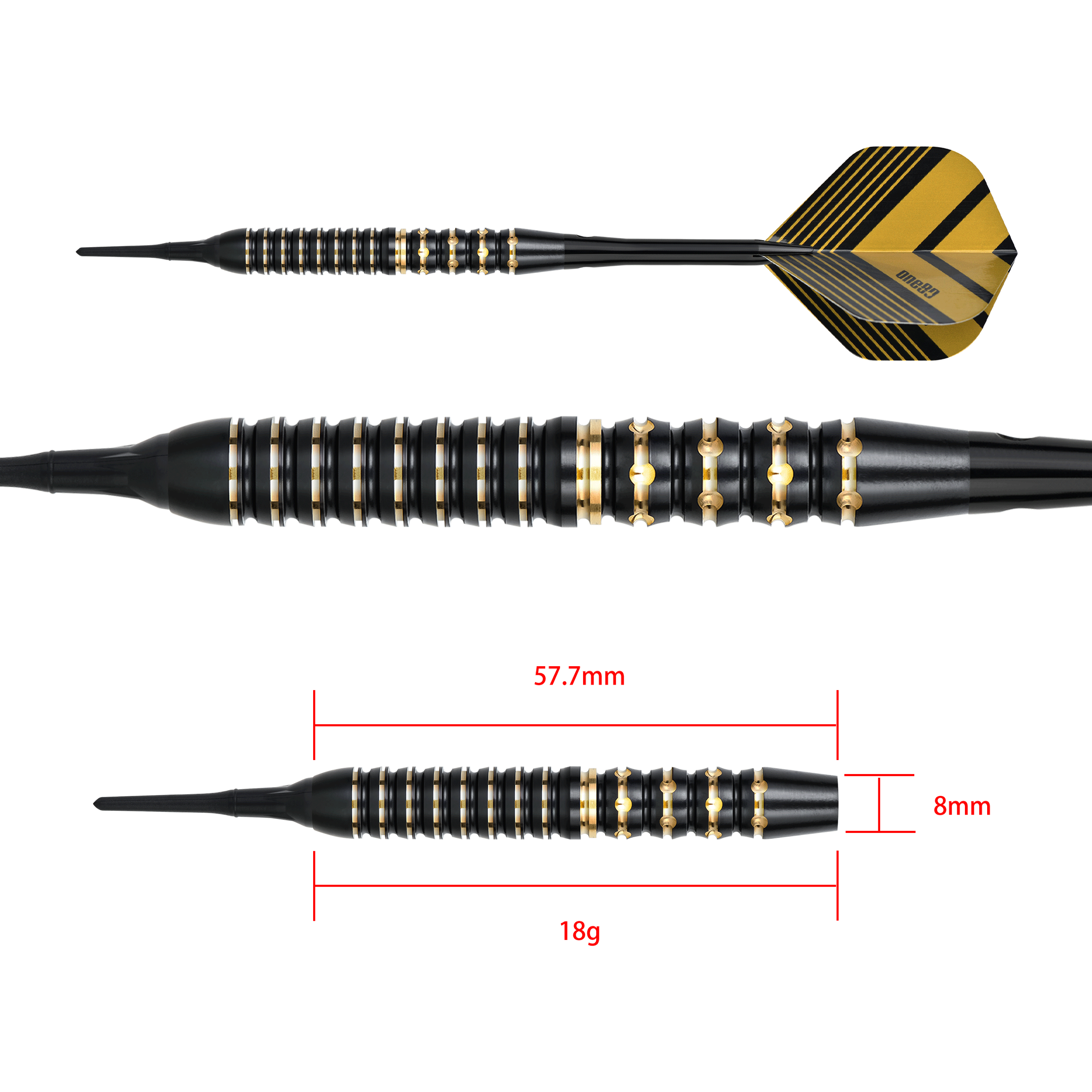 One80 - Mobilizer 03 Brass - Softdart
