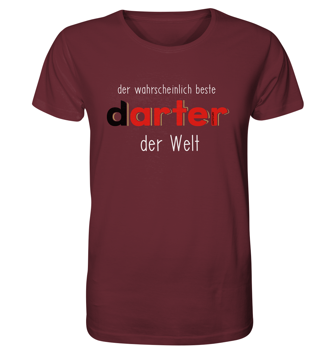 DartSturm - Der wohl beste darter der Welt Weiß - Organic Shirt DartSturm - Der wohl beste darter der Welt Weiß - Organic Shirt