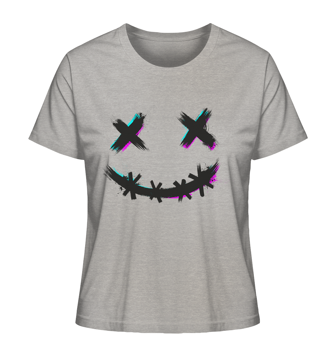 DartSturm - Scary Smile Schwarz - Ladies Organic Shirt