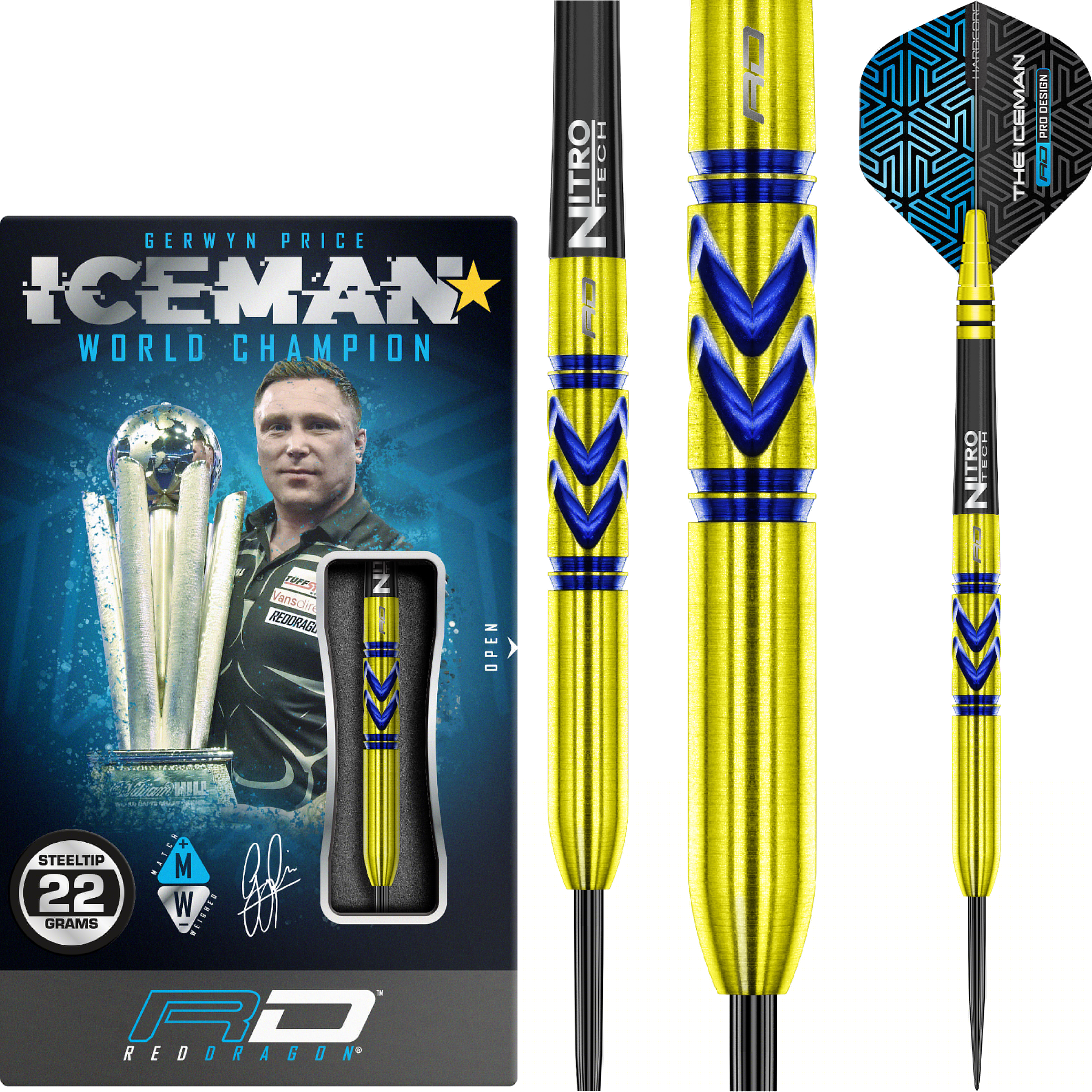 Red-Dragon-Gerwyn-Price-Avalanche-Gold-Steeldart-Collage Red Dragon - Gerwyn Price Avalanche Pro Gold - Steeldart