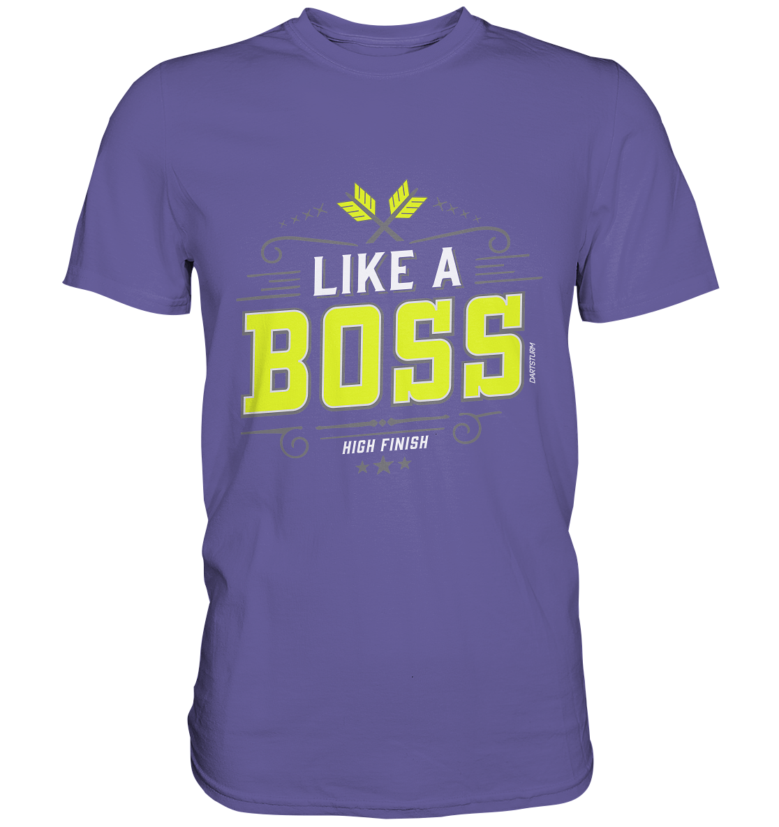 DartSturm - Like a Boss Yellow - Premium Shirt DartSturm - Like a Boss Yellow - Premium Shirt
