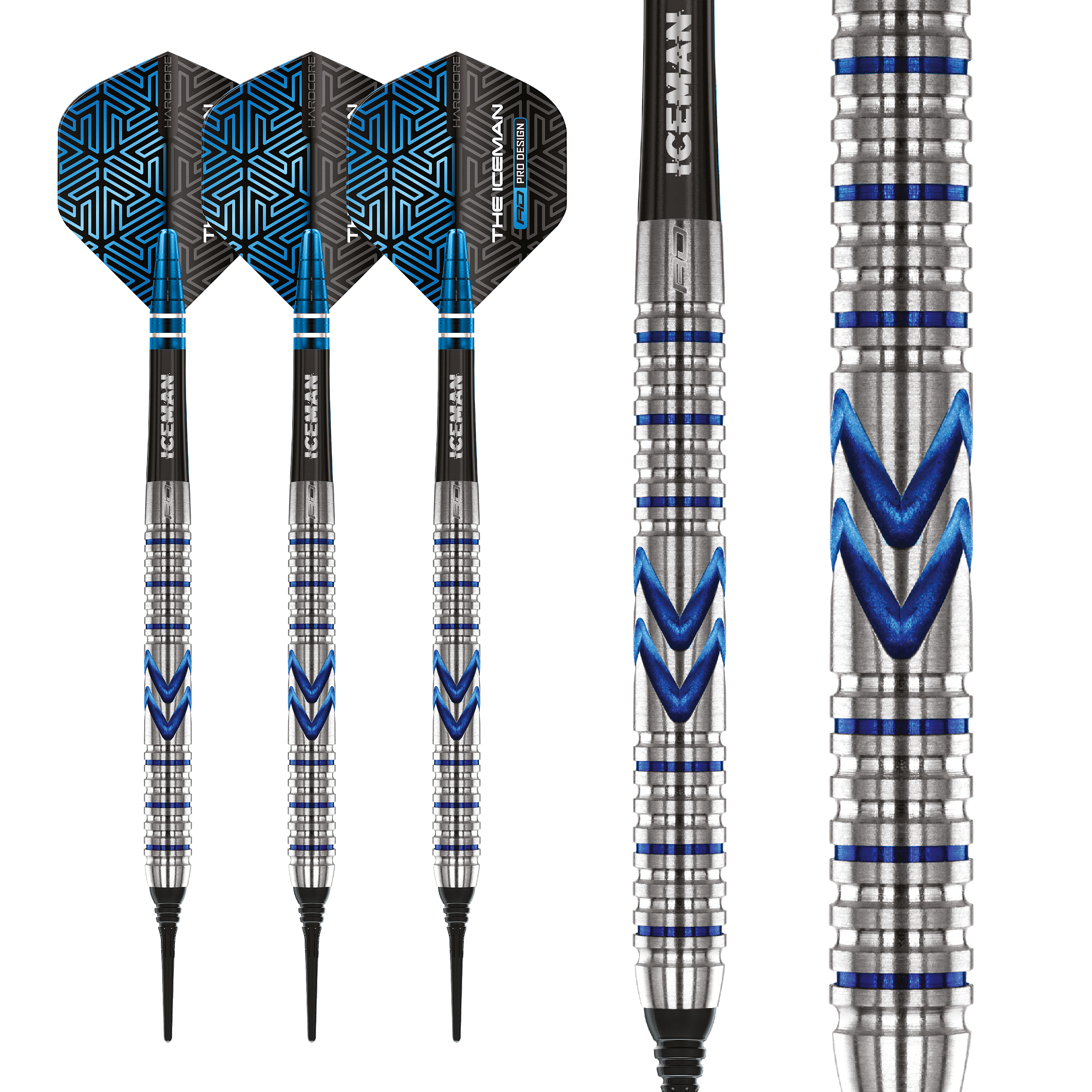Red Dragon - Gerwyn Price Iceman Midnight Edition - Softdart Red Dragon - Gerwyn Price Iceman Midnight Edition - Softdart