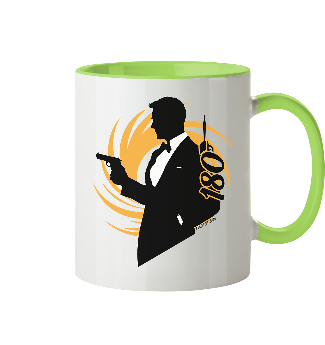 DartSturm - Dart Agent - Tasse zweifarbig