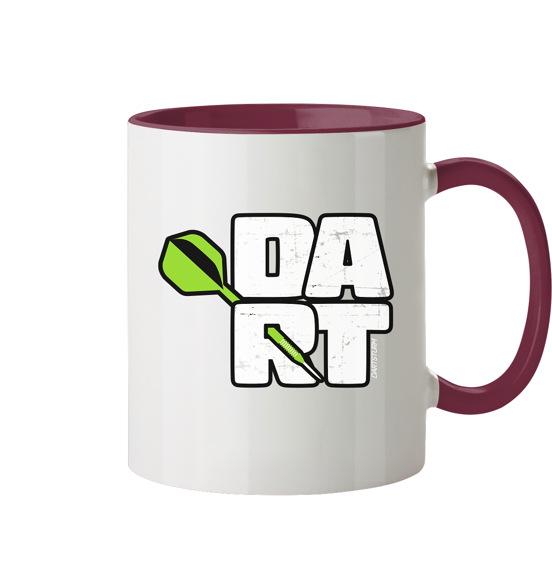 DartSturm - Dart - Tasse zweifarbig