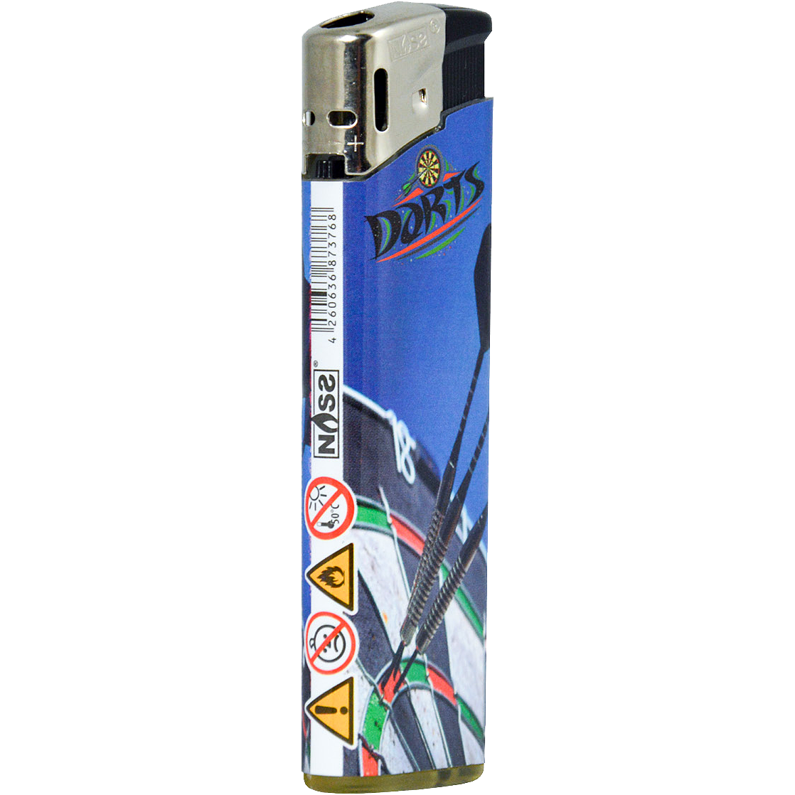 DartSturm - Dartsmotiv Feuerzeug DartSturm - Dartsmotiv Feuerzeug