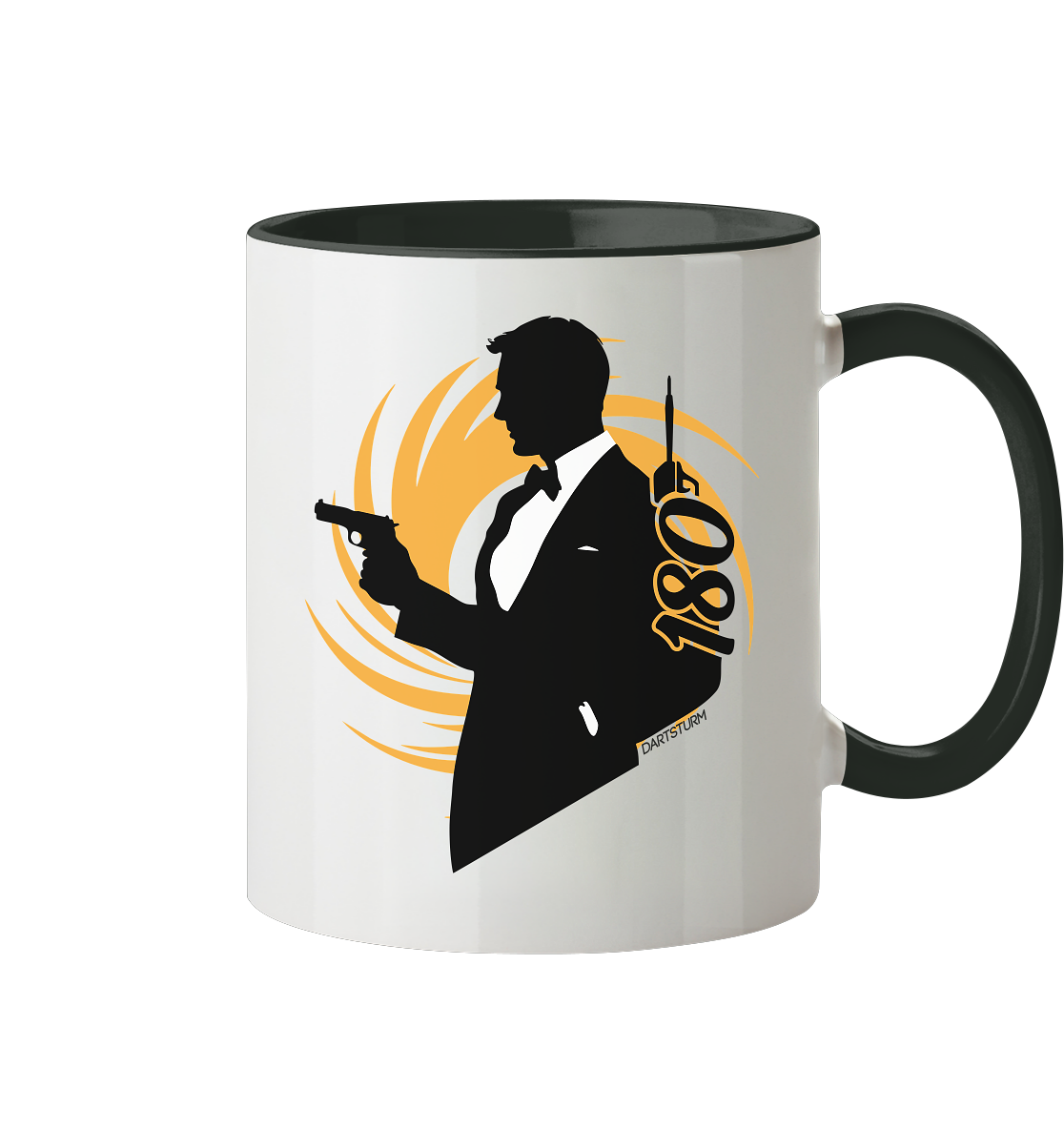 DartSturm - Dart Agent - Tasse zweifarbig