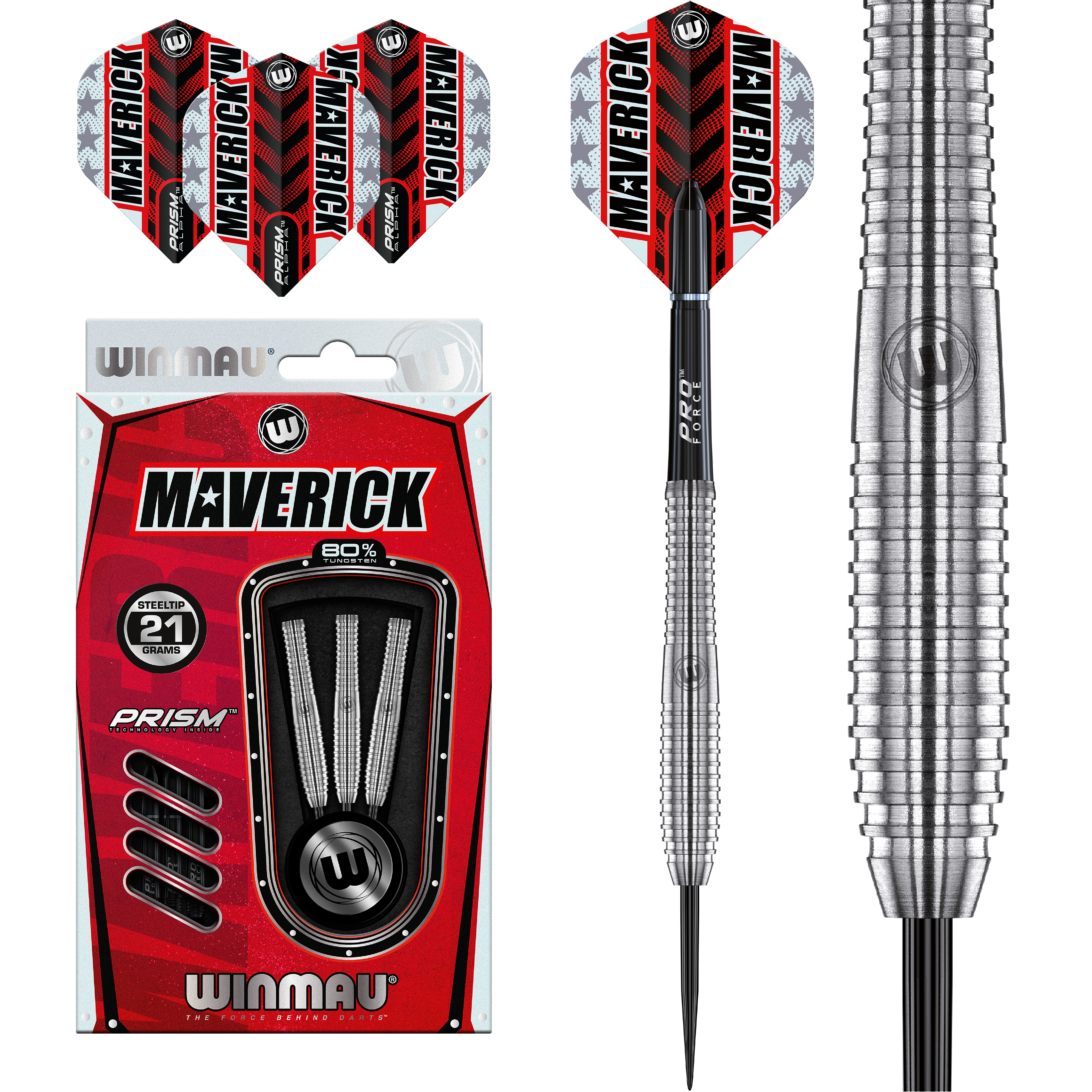 Winmau-Maverick-Steeldart-Collage Winmau - Maverick - Steeldart