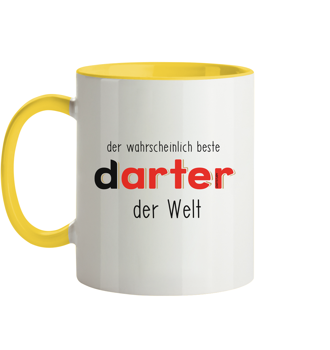 DartSturm - Der wahrscheinlich beste darter der Welt Schwarz - Tasse zweifarbig DartSturm - Der wahrscheinlich beste darter der Welt Schwarz - Tasse zweifarbig