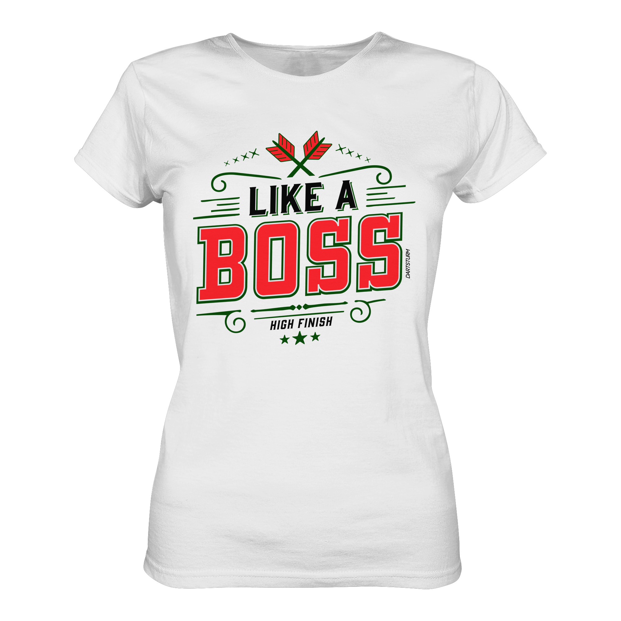 DartSturm - Like a Boss Red - Ladies Premium Shirt DartSturm - Like a Boss Red - Ladies Premium Shirt
