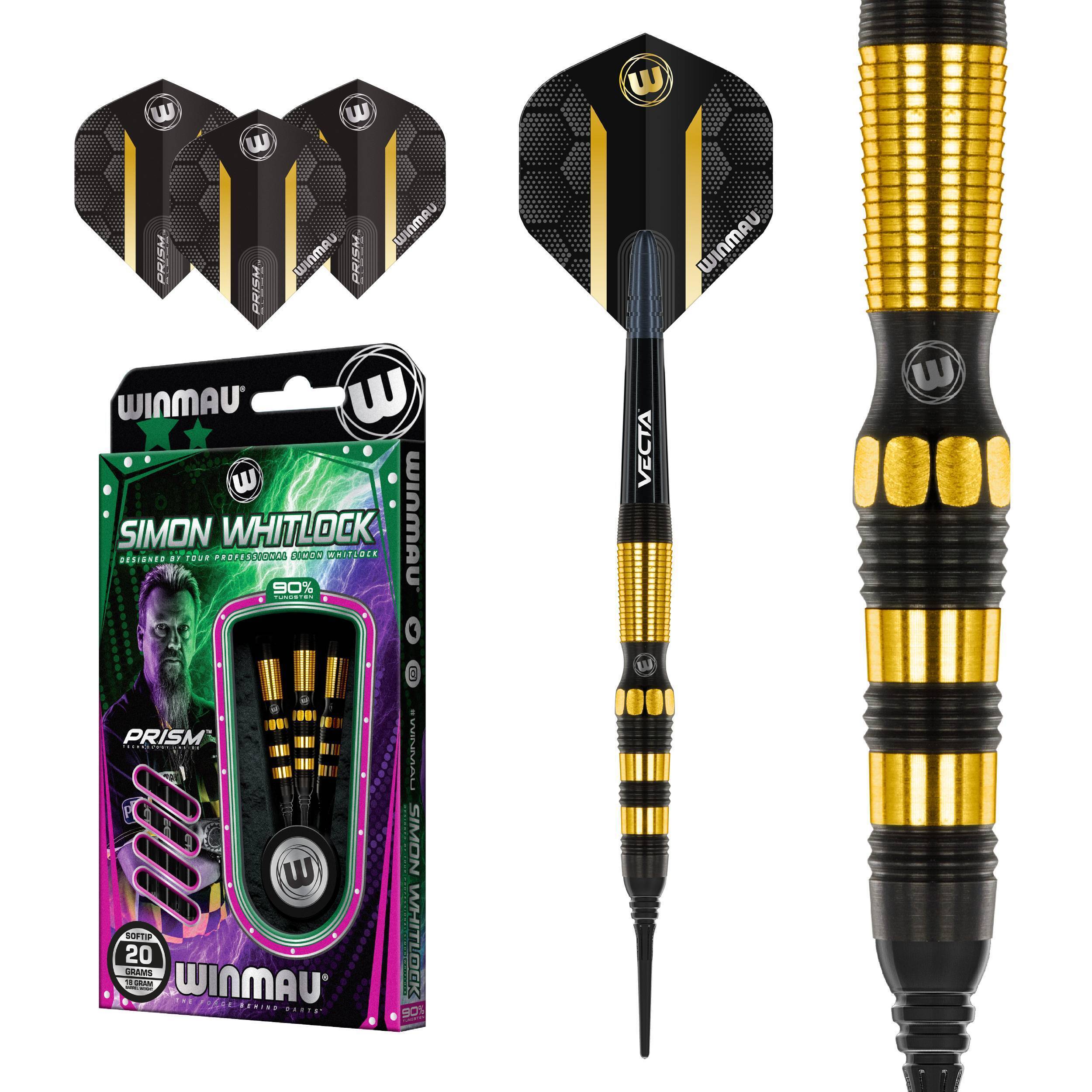 Winmau-Simon-Whitlock-Dynamic-Special-Edition-Softdart-Collage Winmau - Simon Whitlock Dynamic Special Edition - Softdart