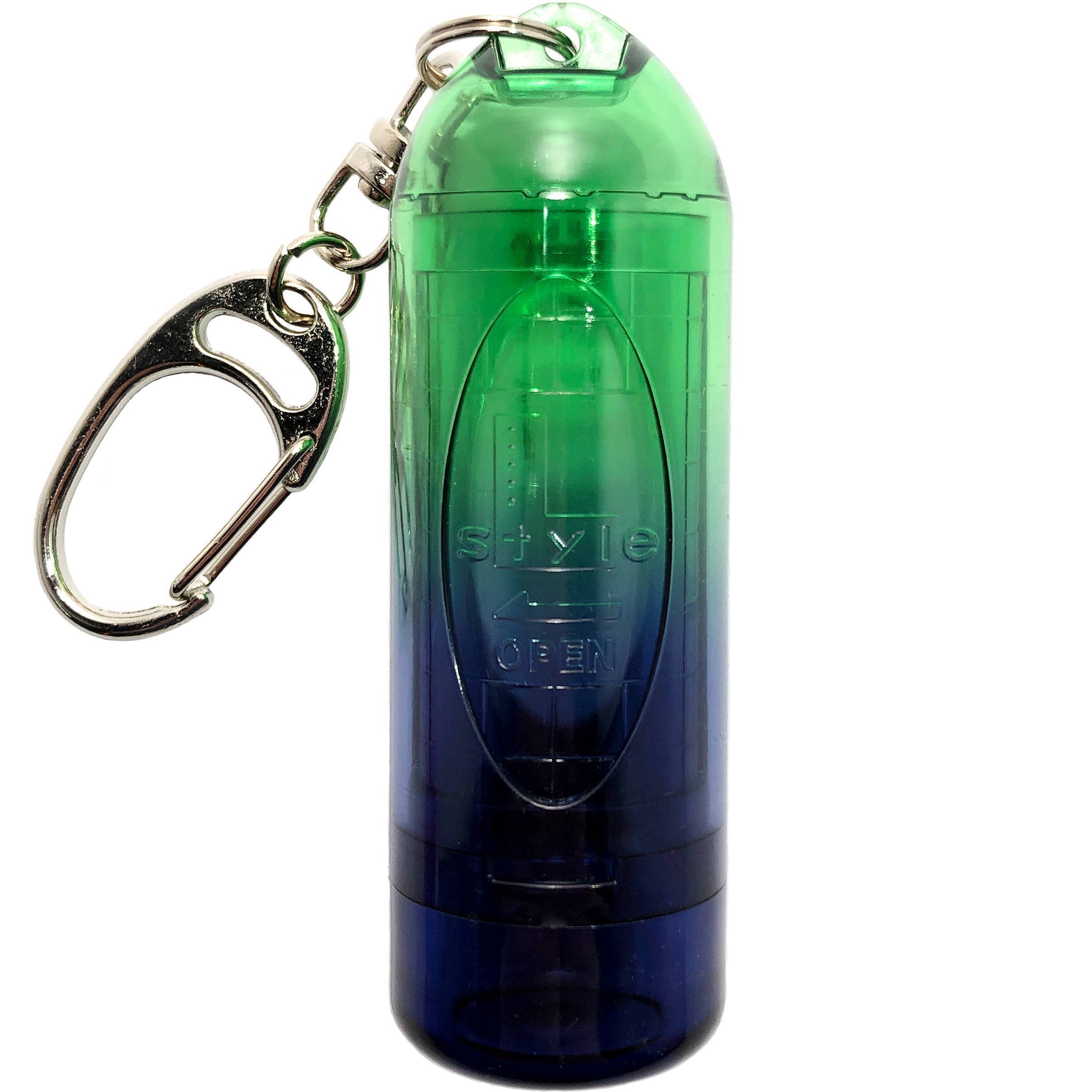 L-Style-Lipstock-Spitzencase-N9-Twin-Color-Grun-Schwarz L-Style - Lipstock - Spitzencase - N9 Twin Color