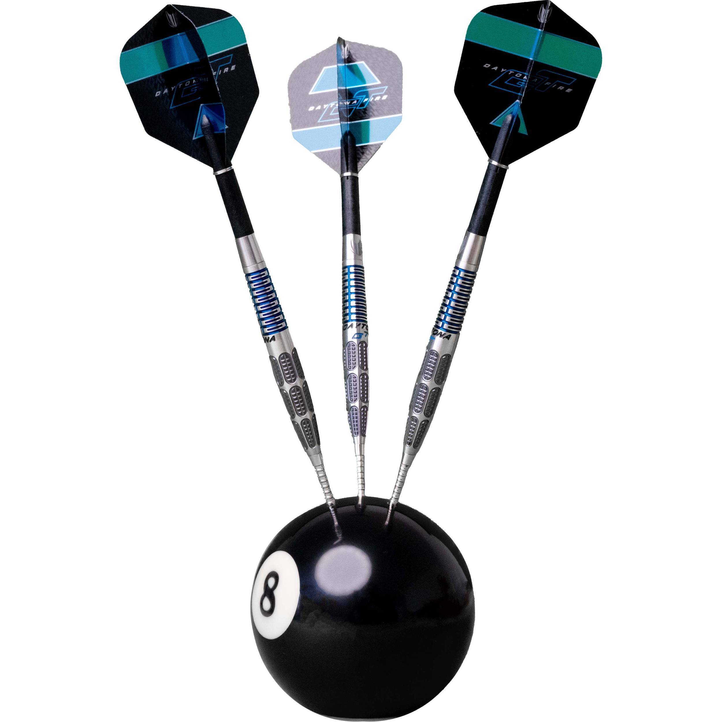 DartSturm-de-Pool-Billiard-Kugel-Dartstander-Mit-Darts-Dynamisch DartSturm - Pool Billard Kugel Dartständer - 3-Fach