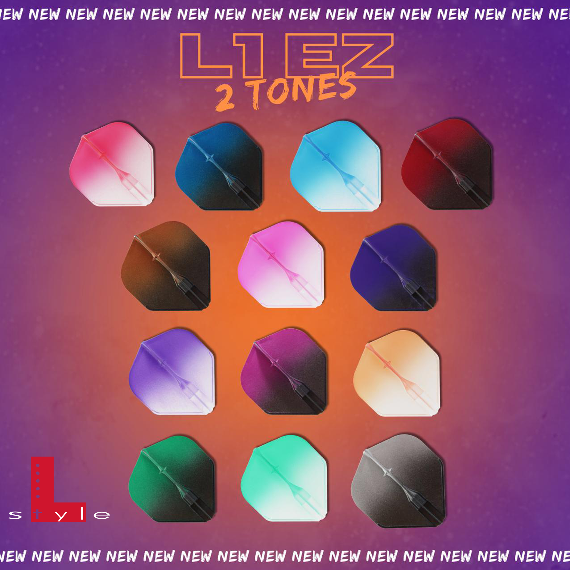 L-Style - Champagne Flight EZ - TwoTone Schwarz - Standard L-Style - Champagne Flight EZ - TwoTone Schwarz - Standard