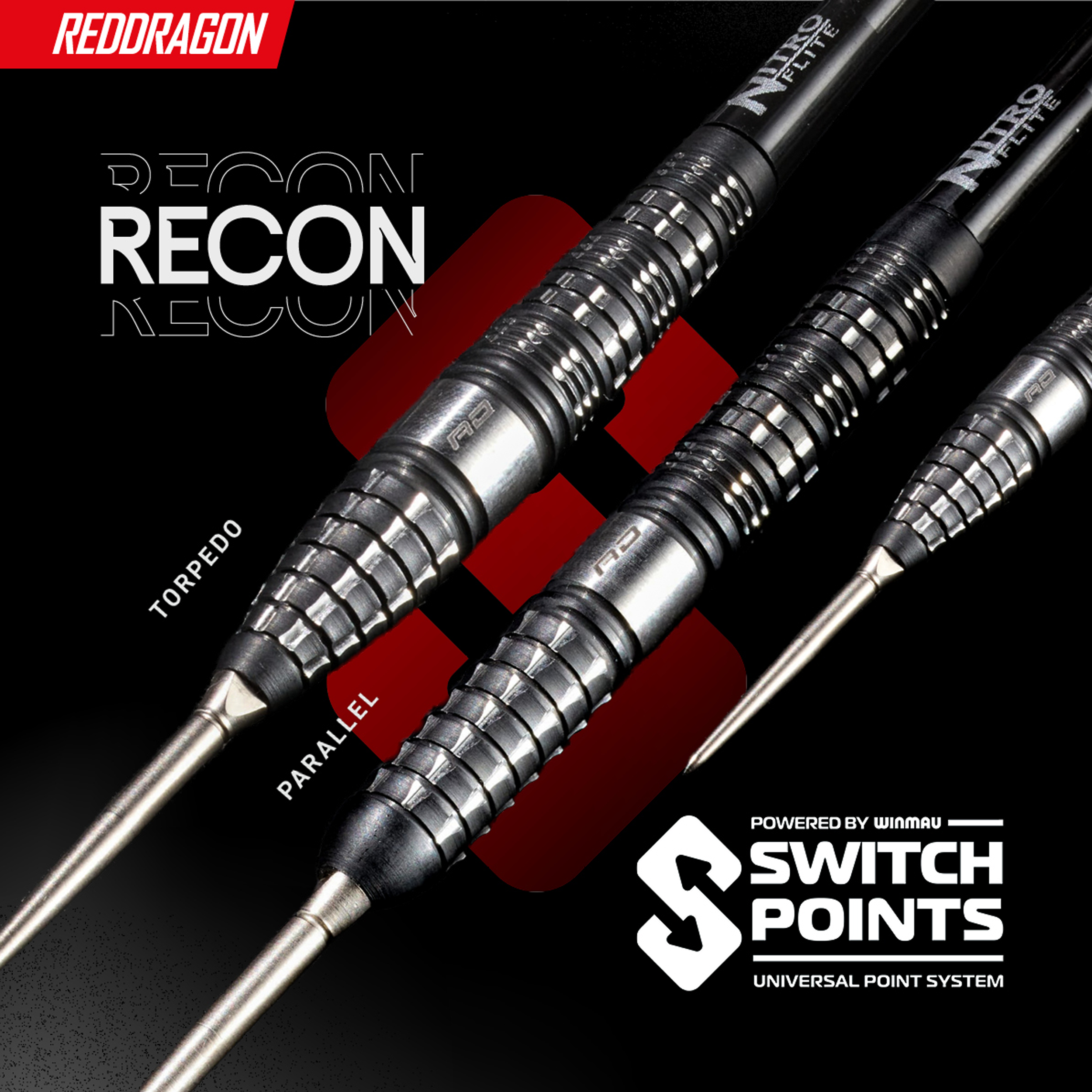 Red Dragon - Switch Point - Recon Parallel - Steeldart Red Dragon - Switch Point - Recon Parallel - Steeldart